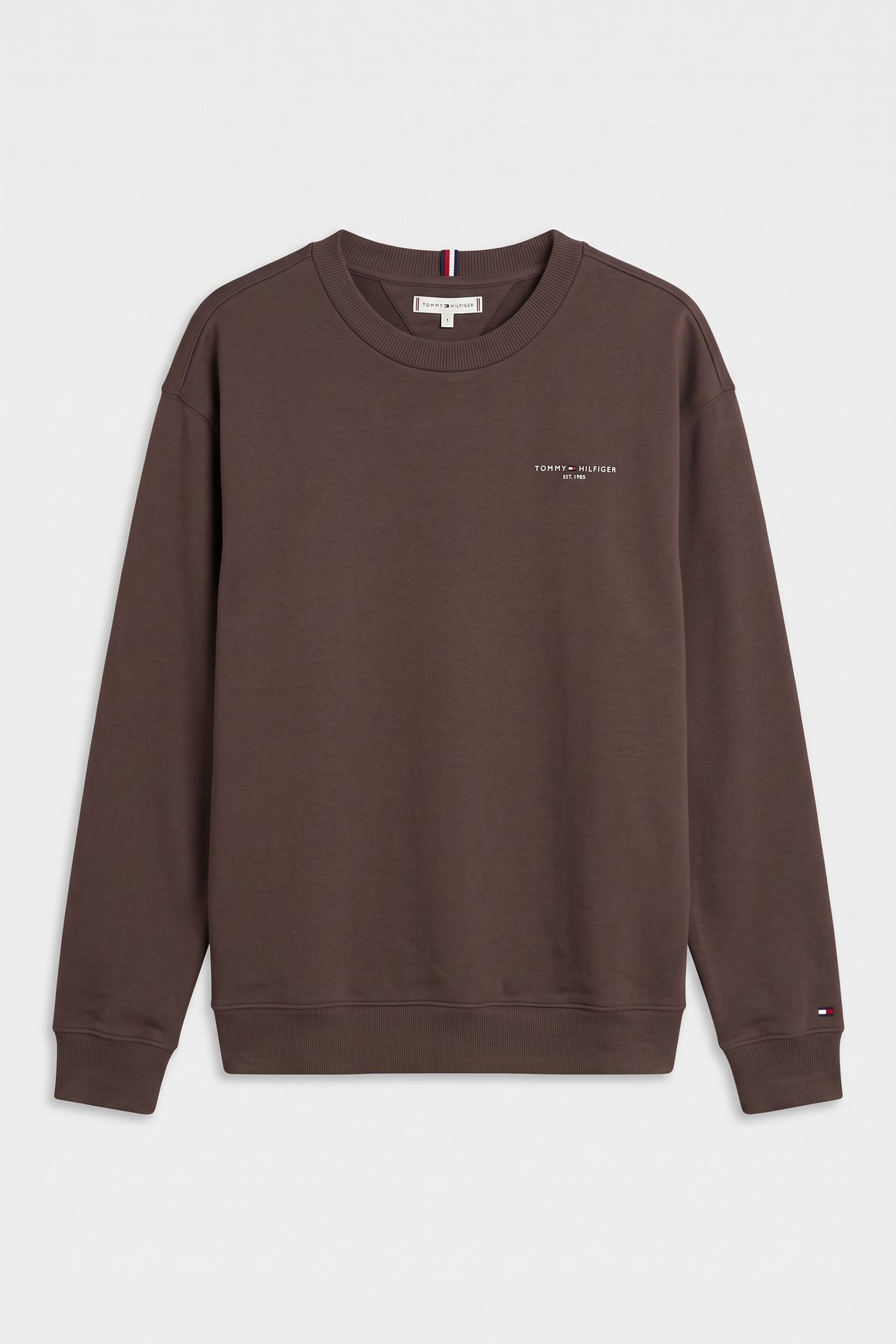 UNISEX MINI CORP C-NECK SWEATER BLACK WALNUT 2