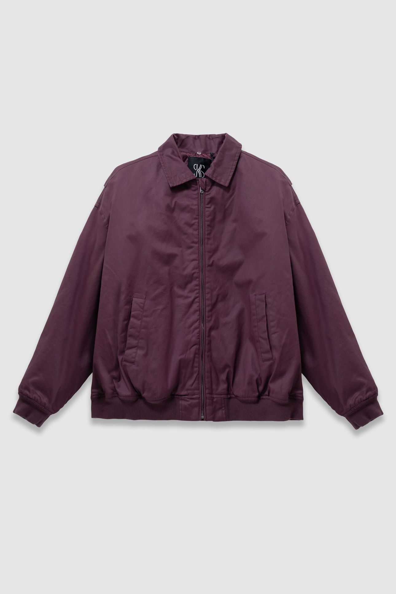 GIRLS’ BURGUNDY JACKET WITH DETACHABLE FUR-LINED COLLAR 1