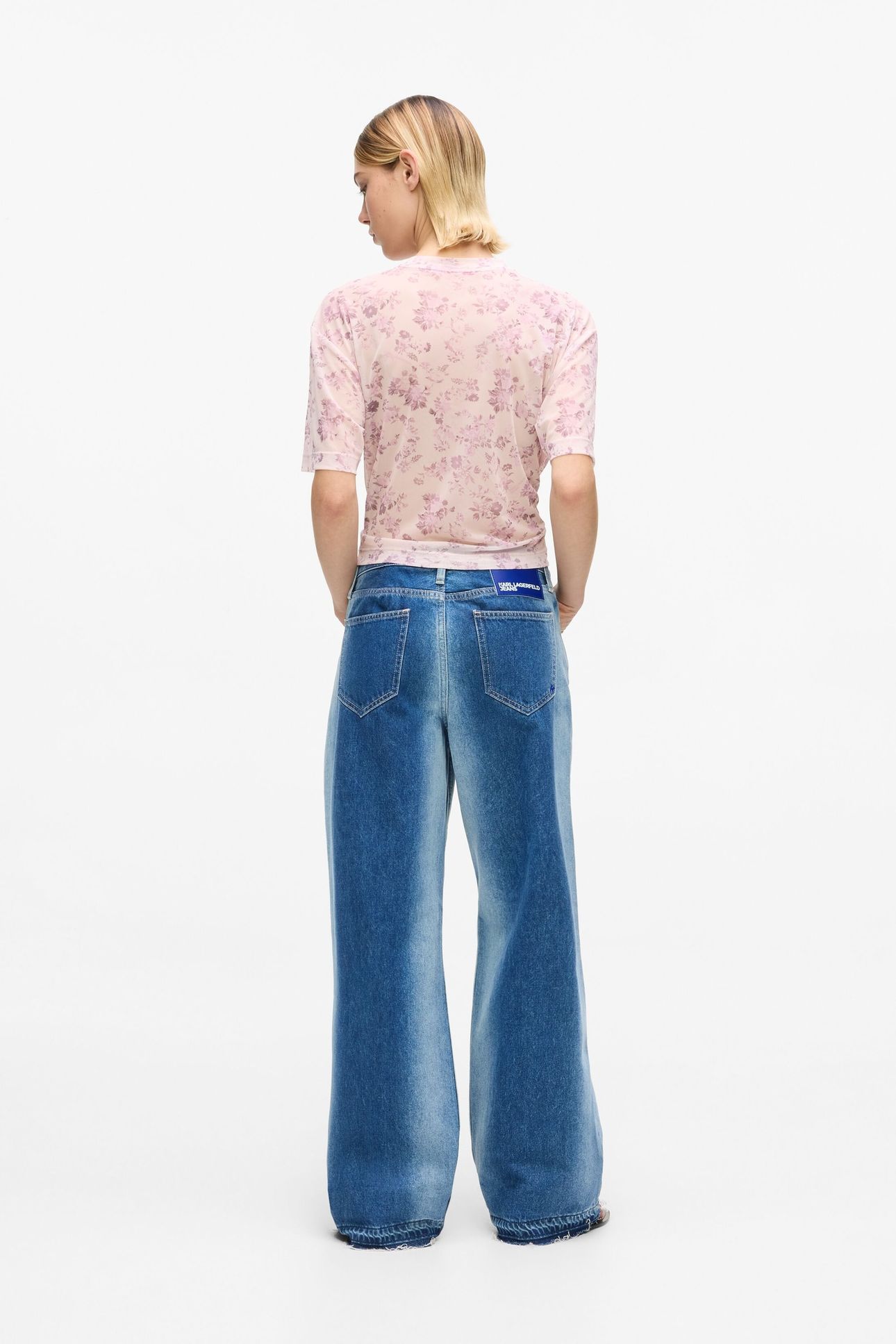 KLJ MR RELAXED DENIM MID BLUE OMBRE 3