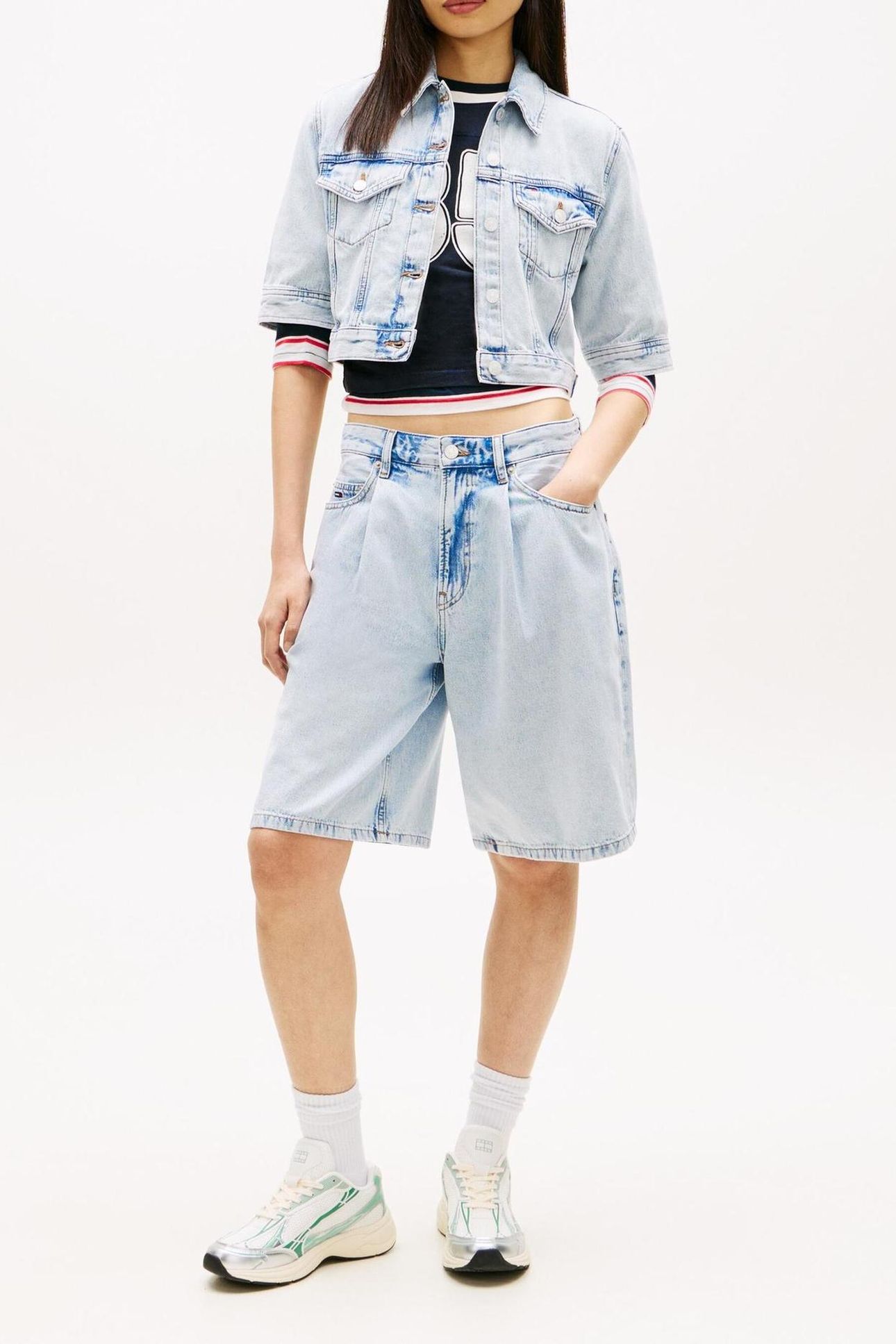 CROPPED TRUCKER DENIM LIGHT 2