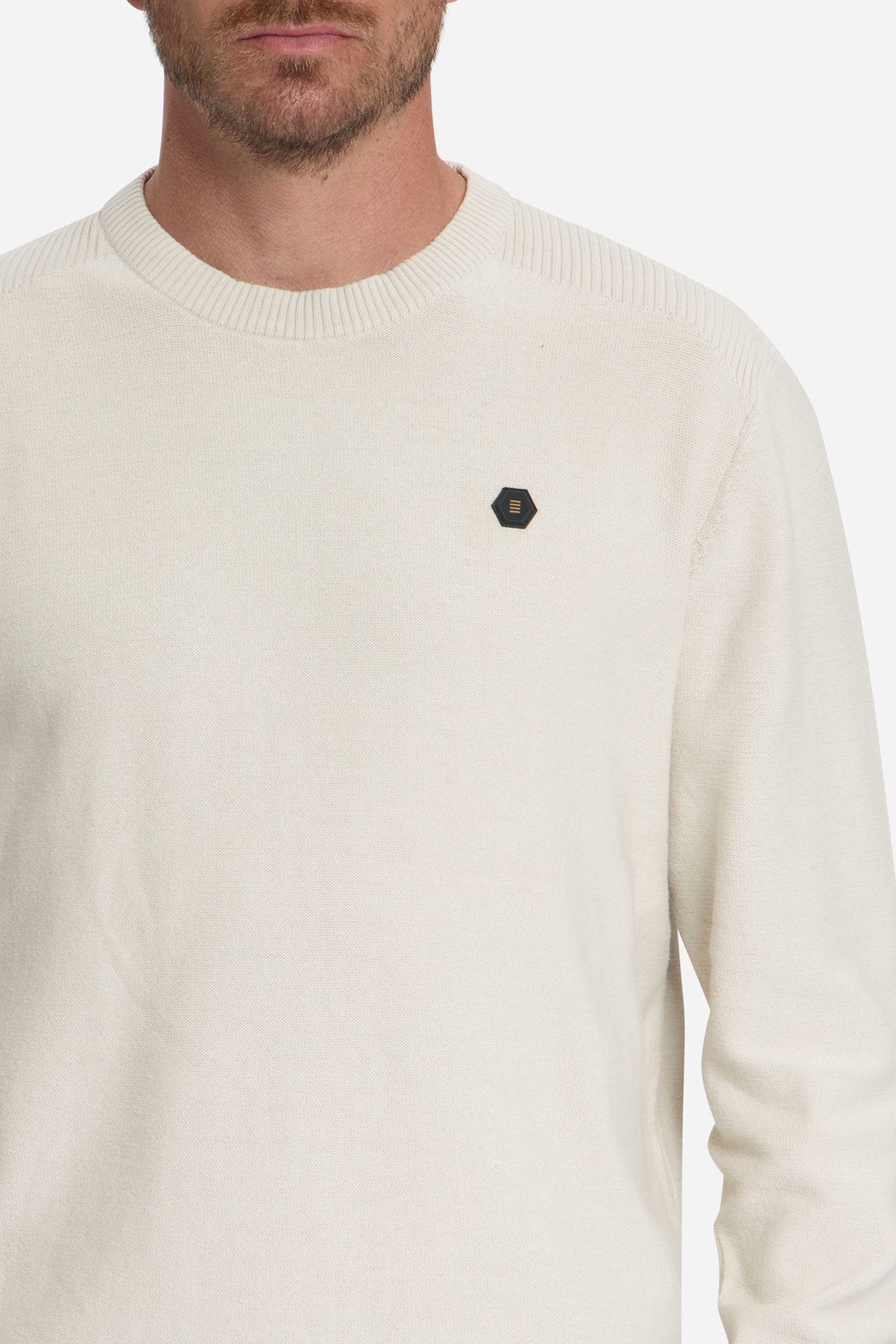 PULLOVER CREWNECK SHOULDER DETAIL STONE 7