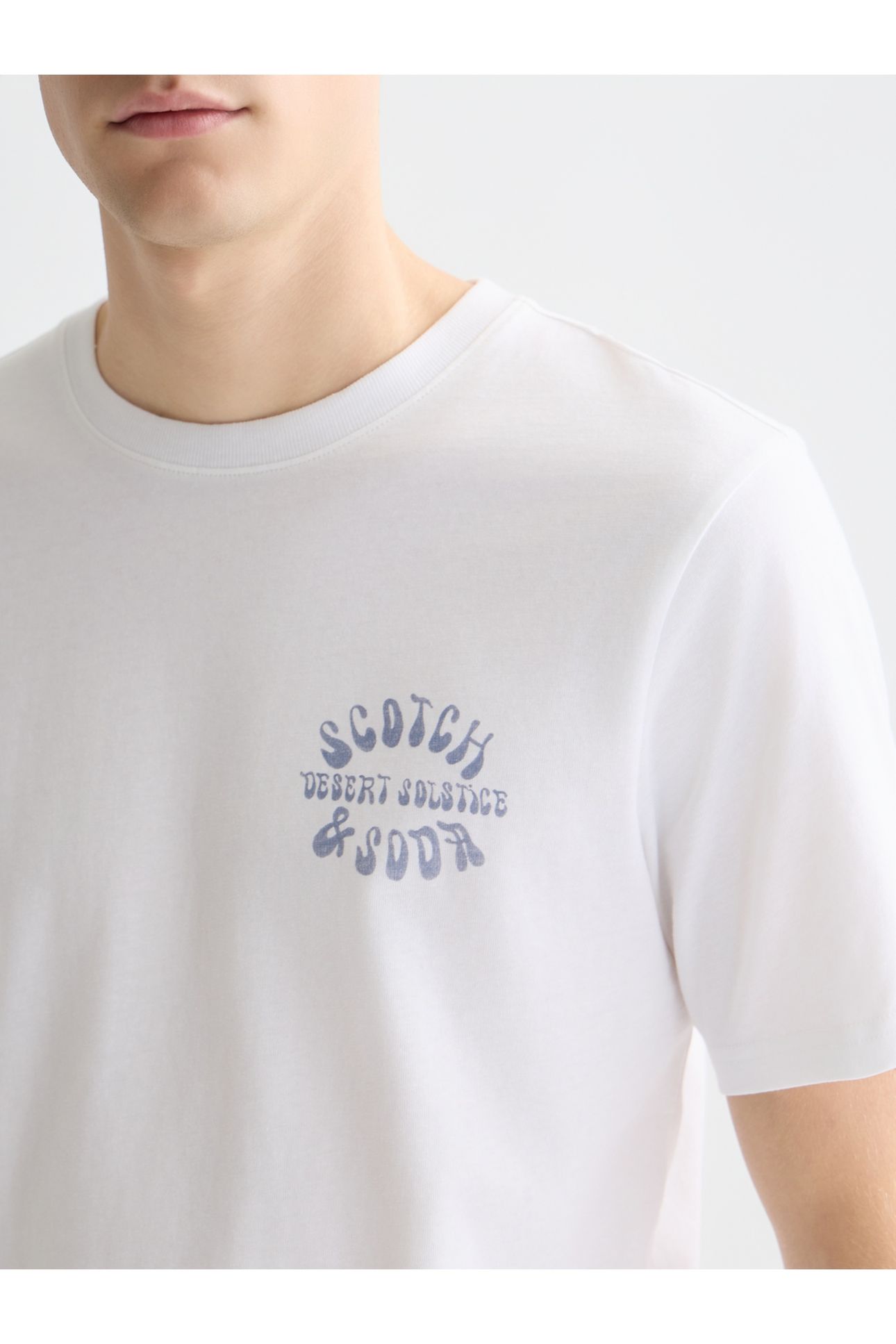 LEFT CHEST ARTWORK REGULAR-FIT T-SHIRT WHITE/PASTEL 6