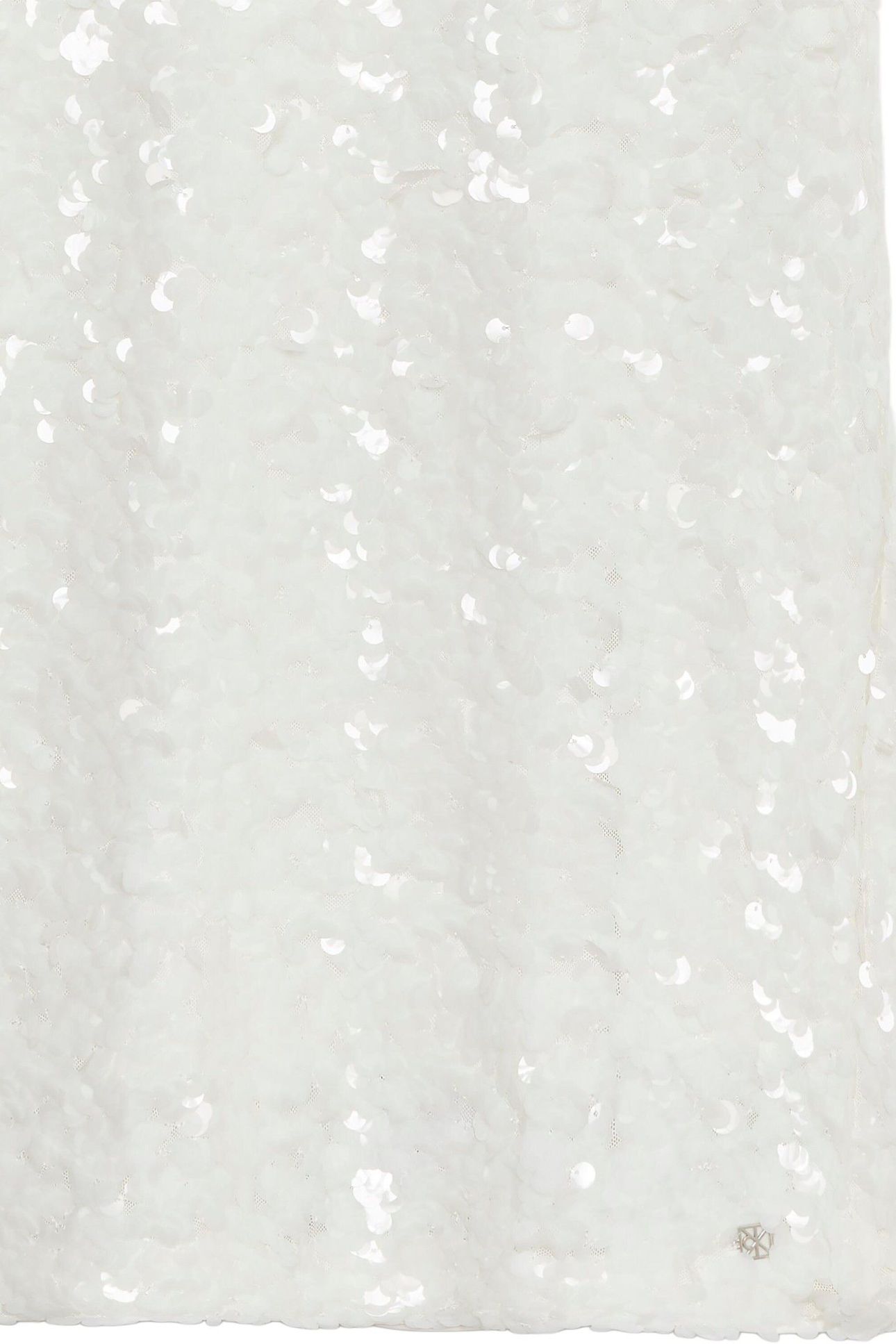 SEQUIN MINI DRESS WHITE GREIGE 3