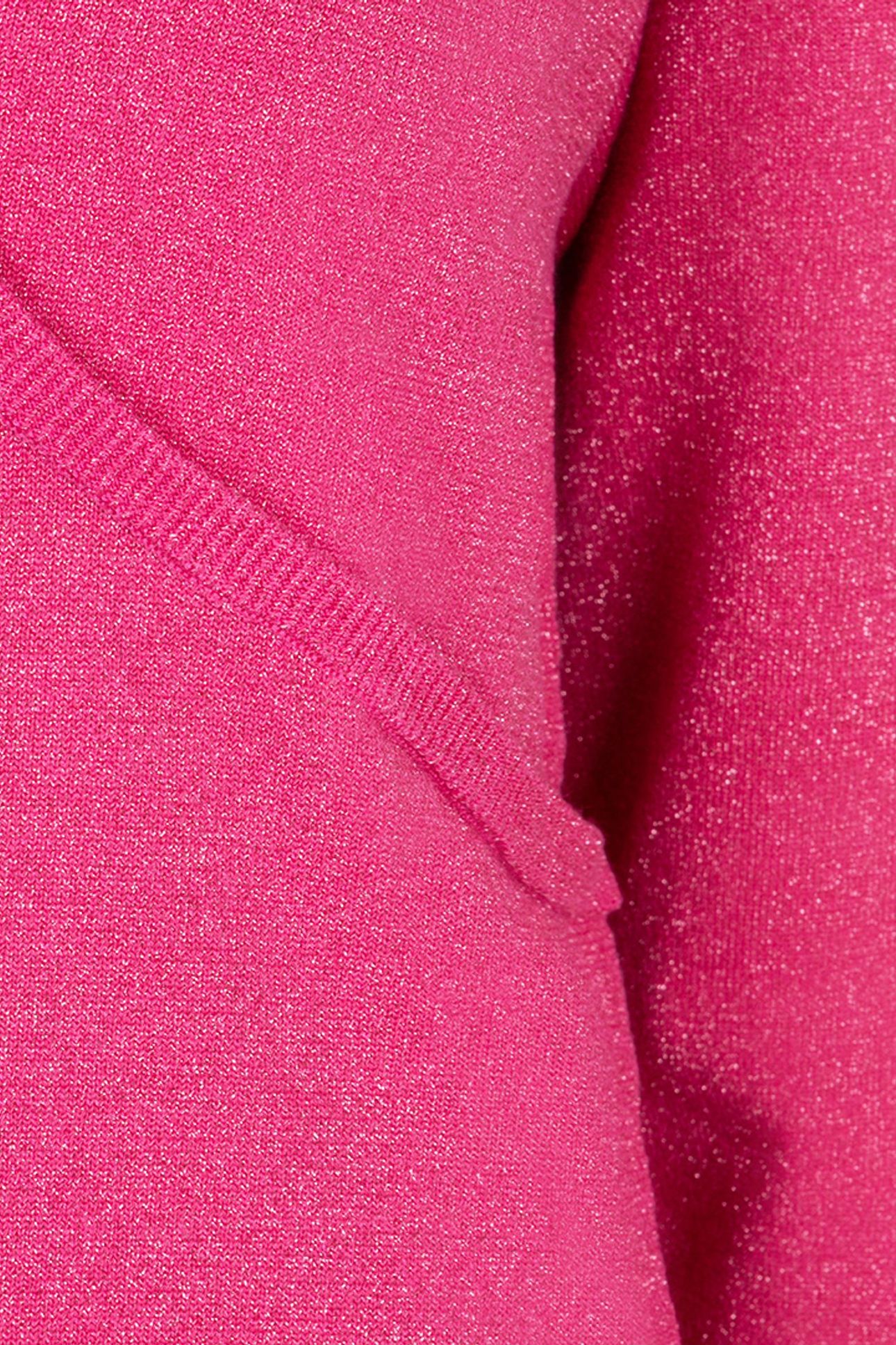SWEATER L/SLVE WRAPOVER LUREX FRAMBOISE 4