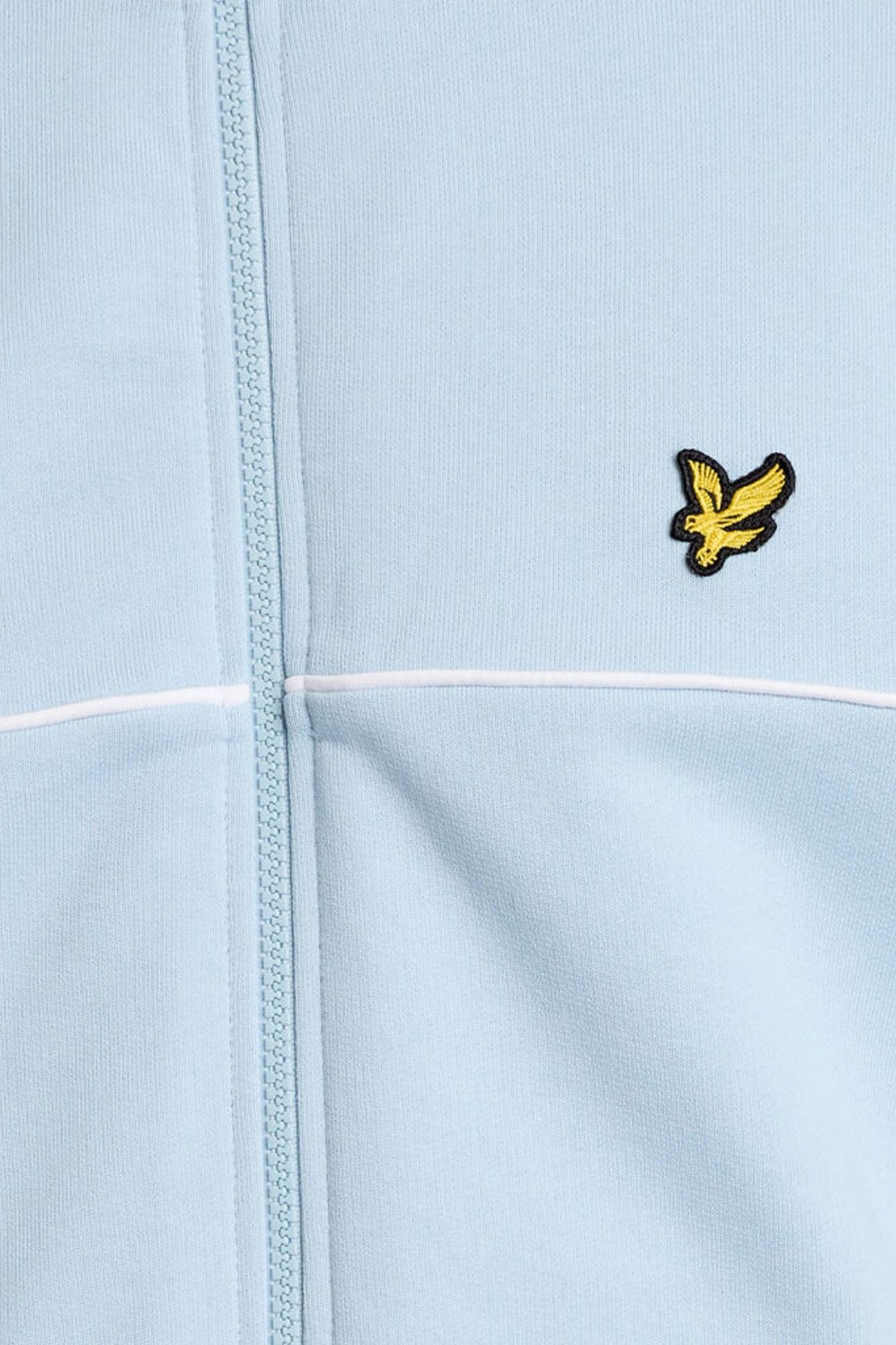 PIPED FULL ZIP TRACK TOP OPAL BLUE 6