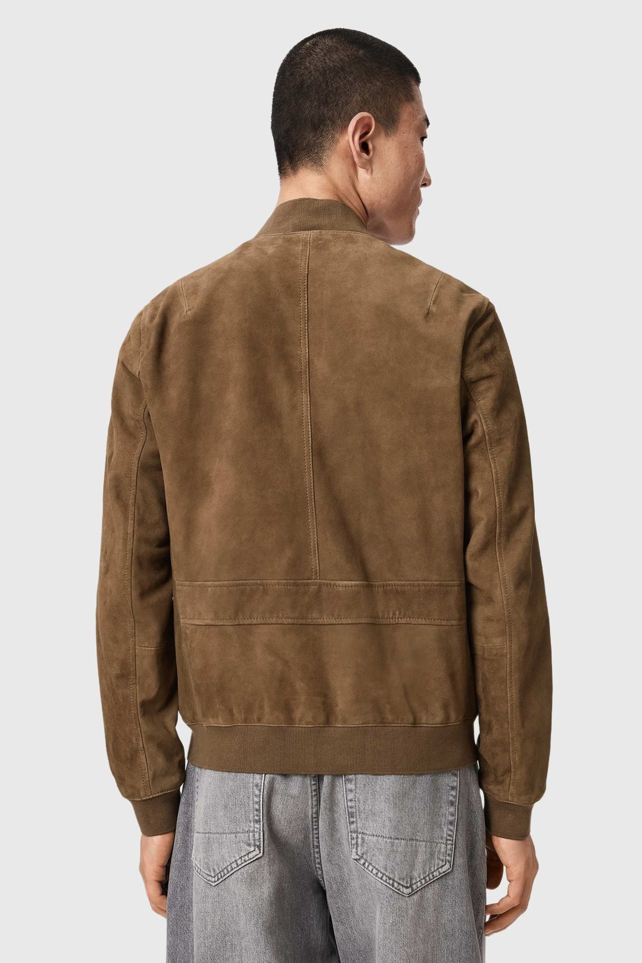 MORTEN SUEDE BOMBER KAROO BROWN 2