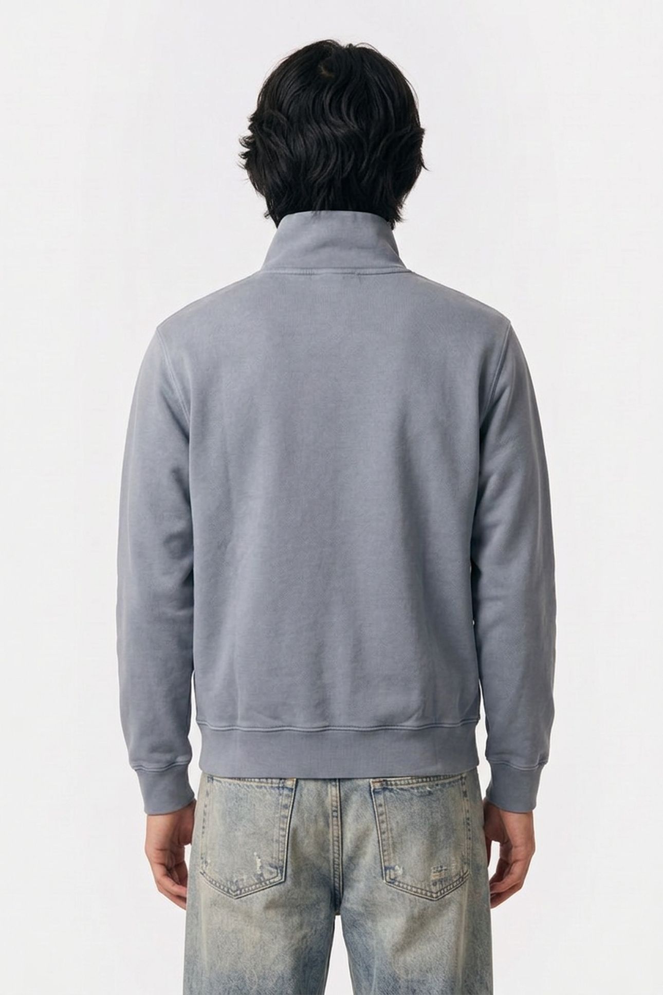 UNISEX TRUCKER JACKET LONG SLEEVE LIGHT BLUE 3