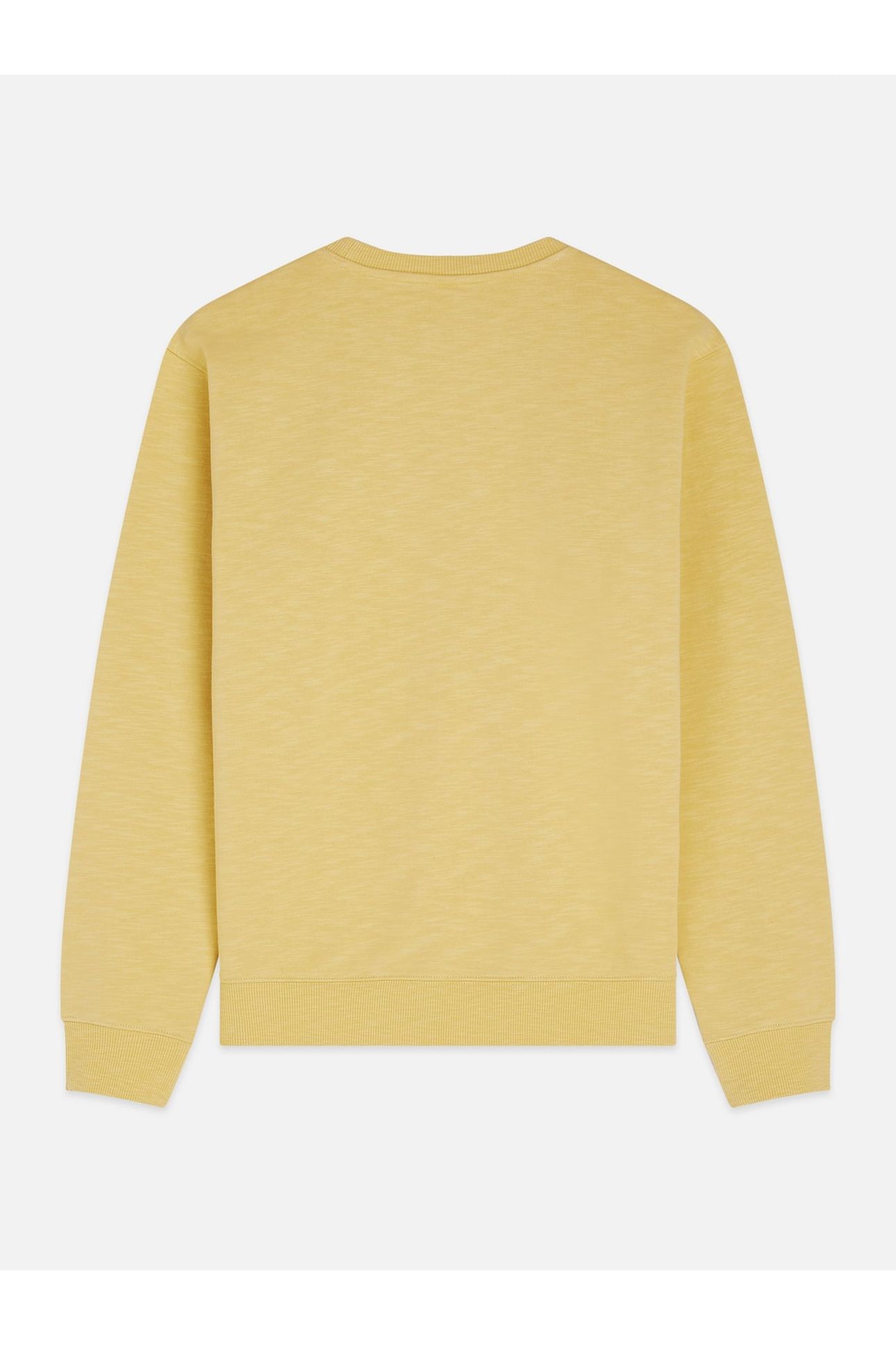 LEFT CHEST LOGO REGULARFIT SWEATSHIRT BRIGHT YELLOW 2
