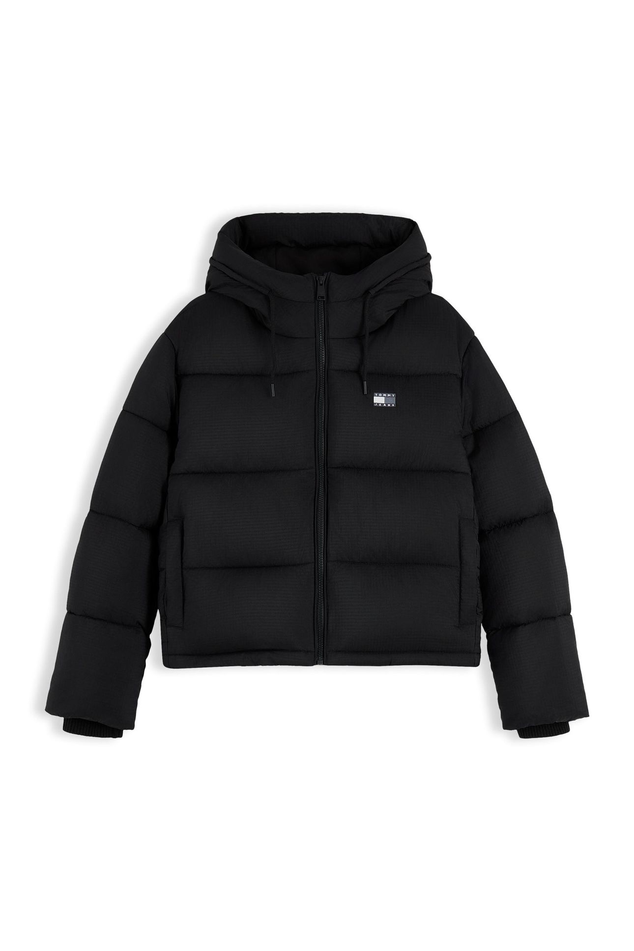 TJW HOODED PUFFER JACKET BLACK 5
