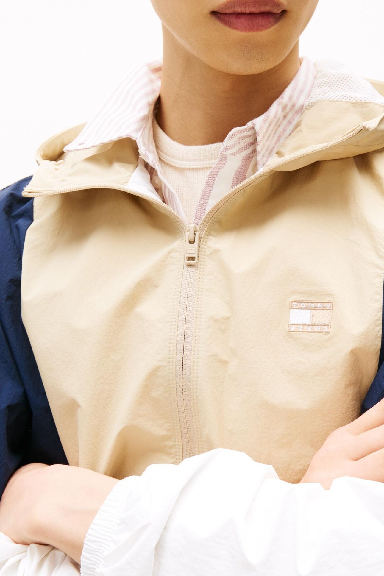 TJM CHICAGO WINDBREAKER ECRU/MULTI 9