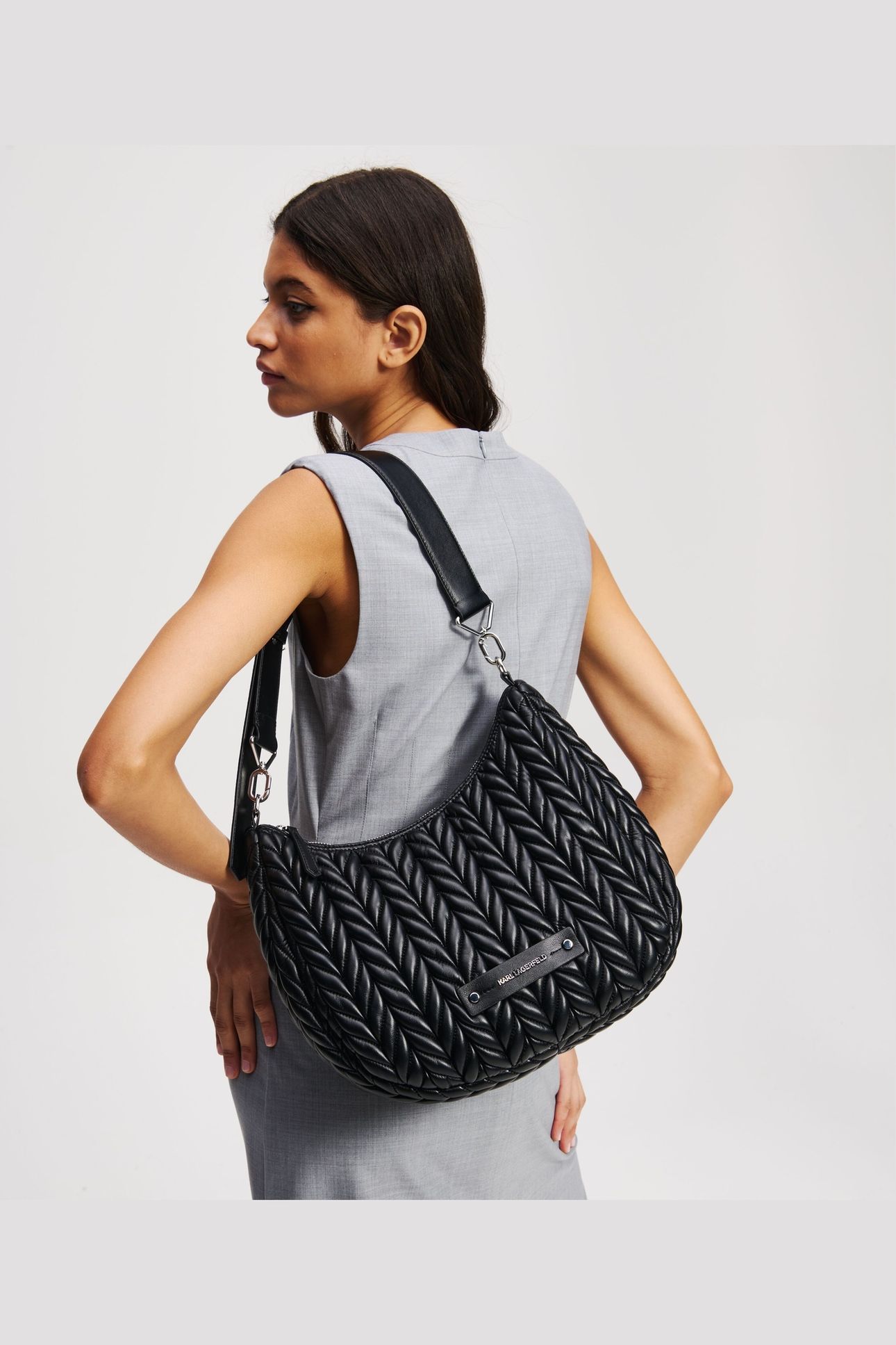 K/WEAVE HOBO BLACK-NICKEL 6
