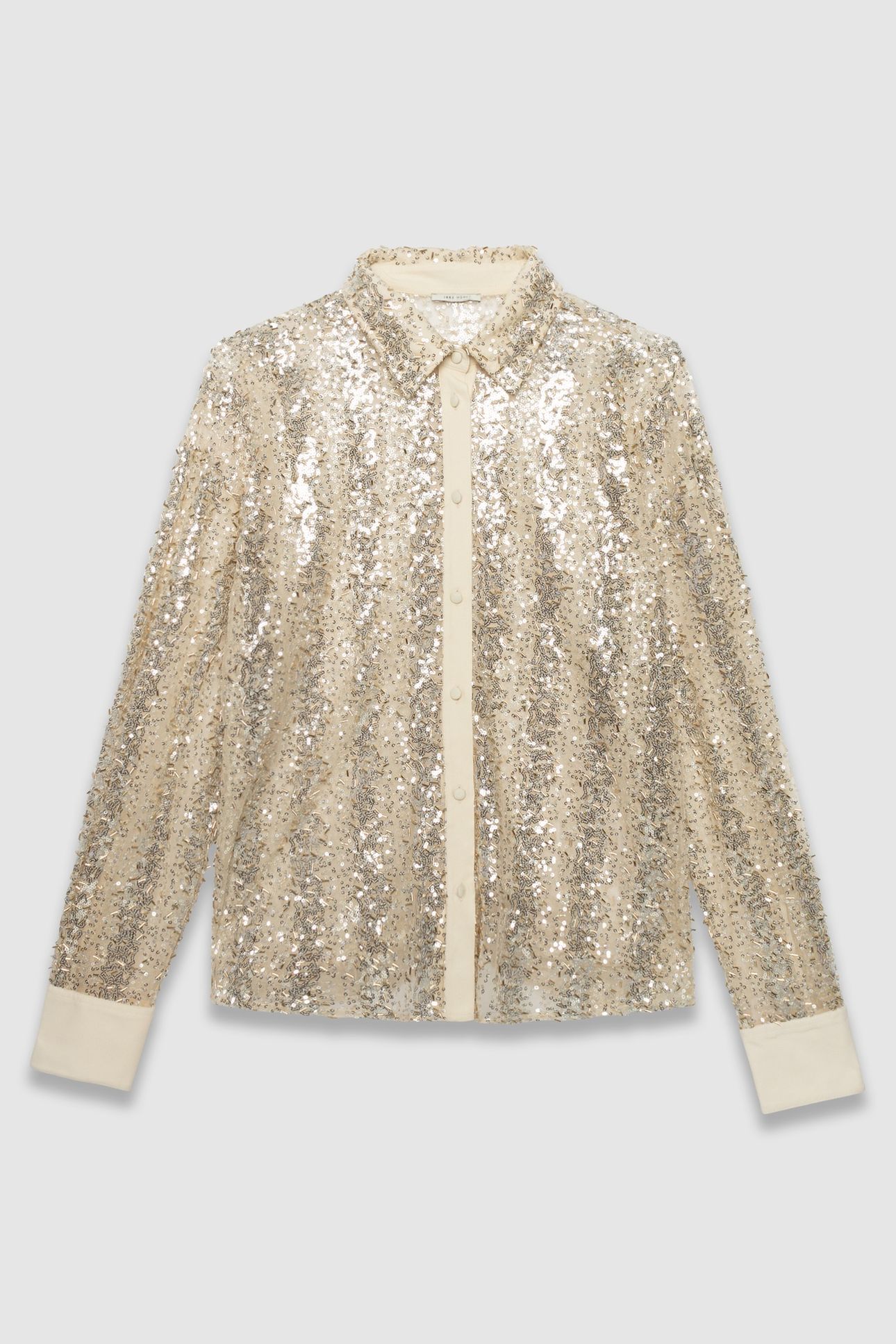 GOLD BEAD AND SEQUIN-EMBROIDERED SHIRT 4