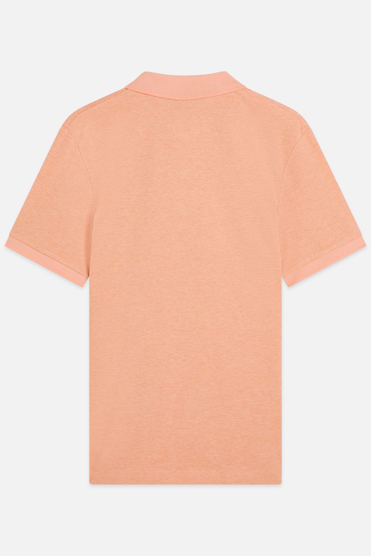 MELANGE CHEST LOGO REGULARFIT POLO DARK PINK 5