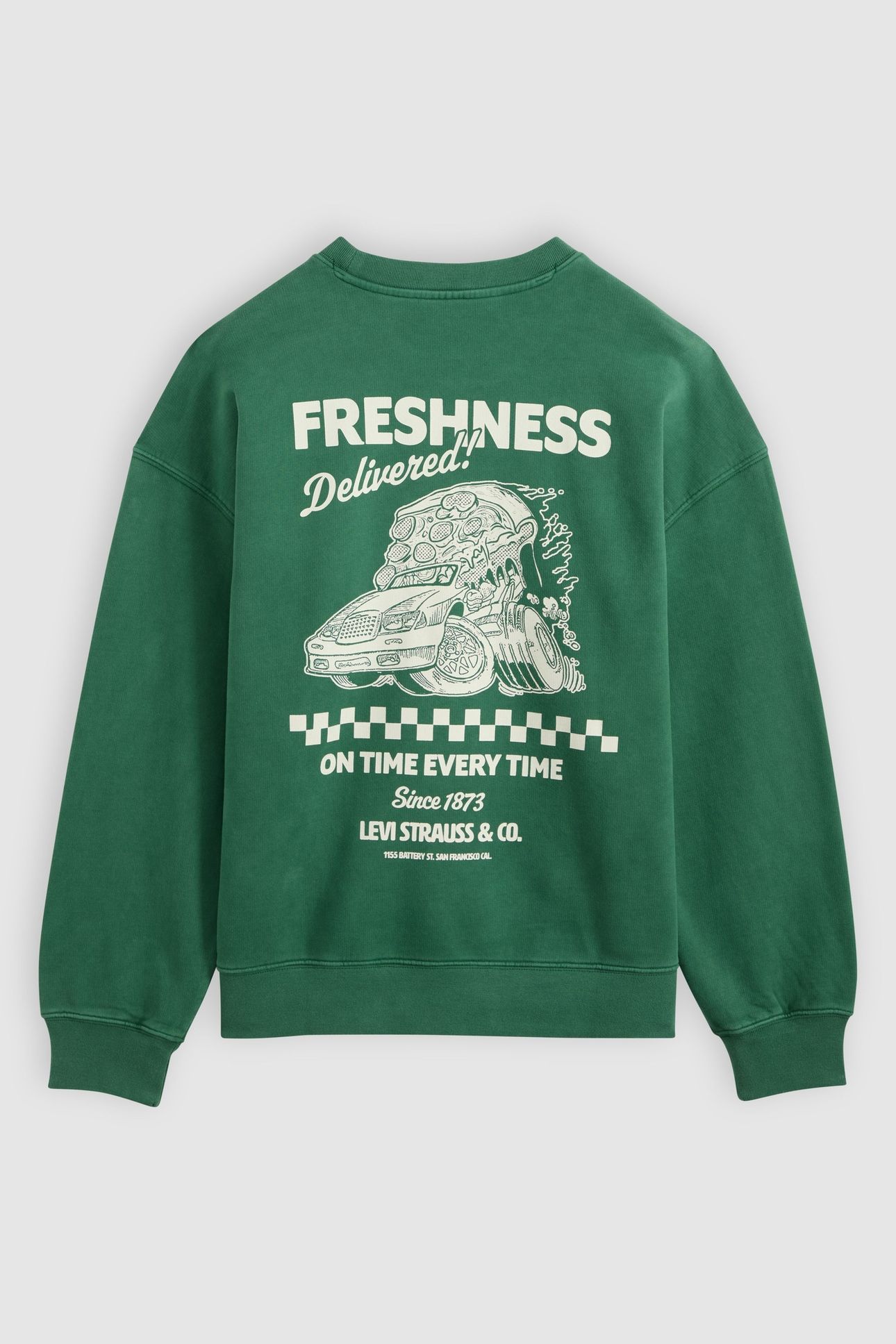BOXY GRAPHIC CREWNECK SWEATSHIRT 4
