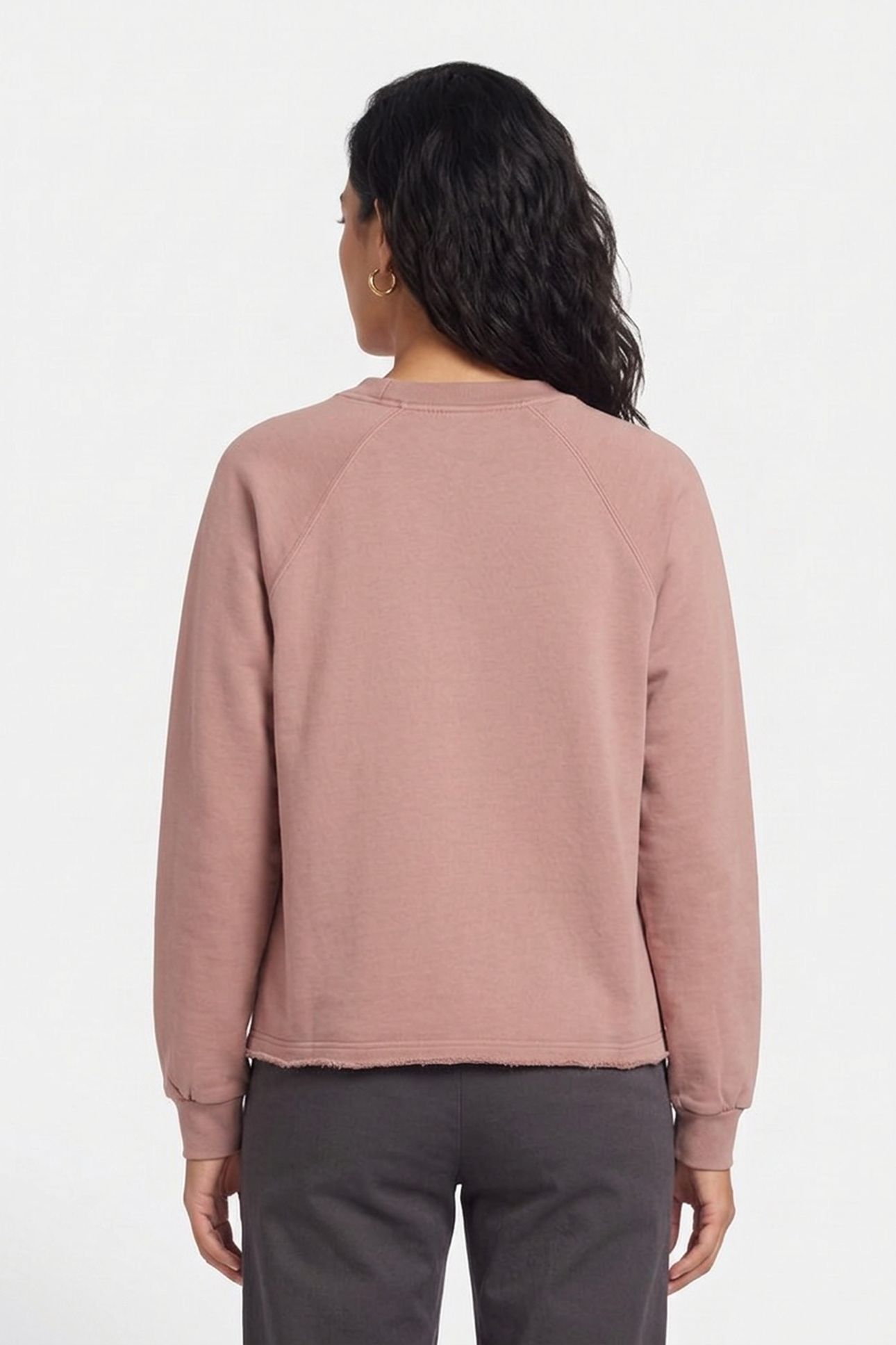 UNISEX SWEATSHIRT KICK OUT POWDER PINK 3