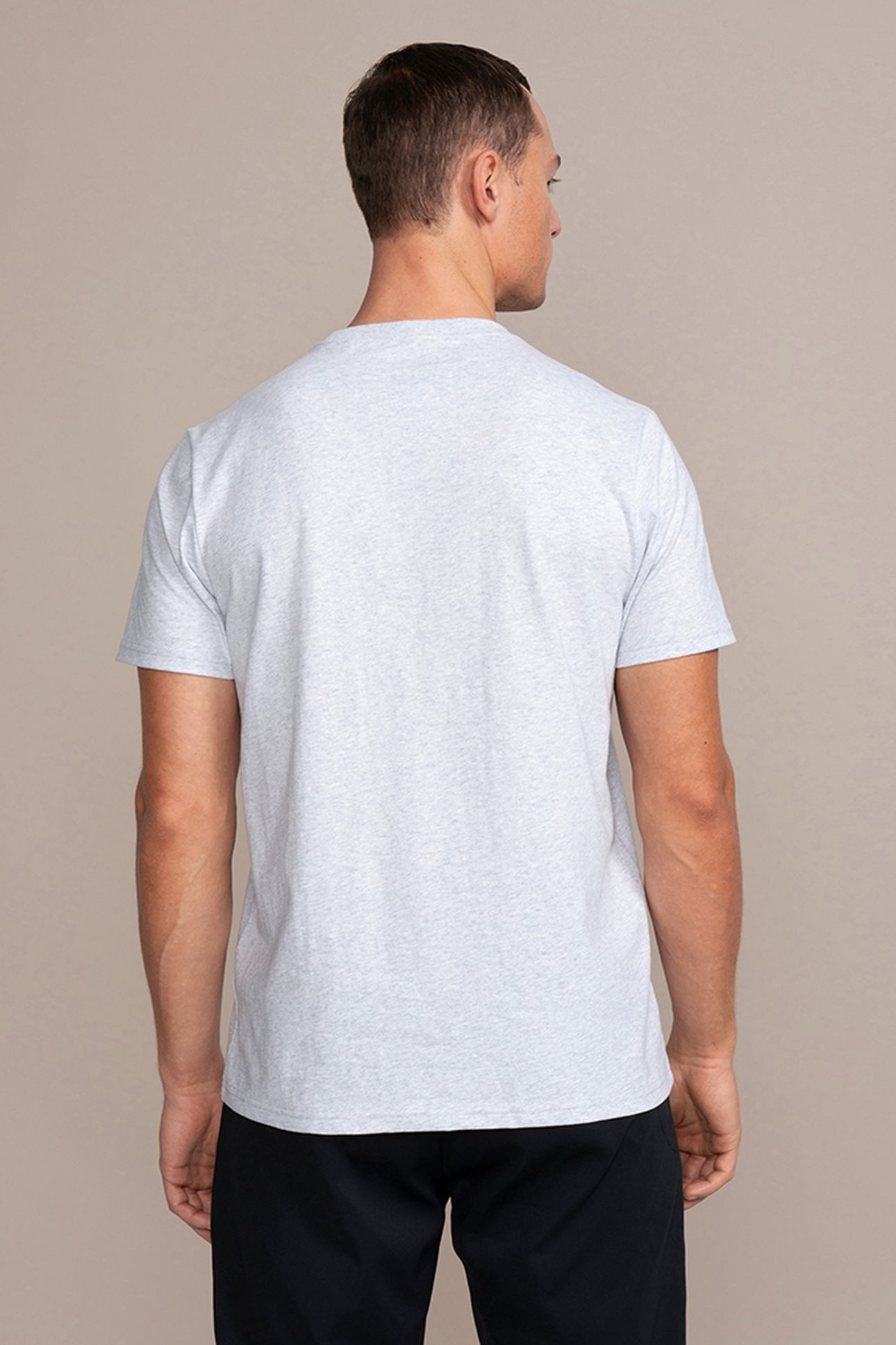 MUSCLE JOE CREW NECK TEE GREY 3