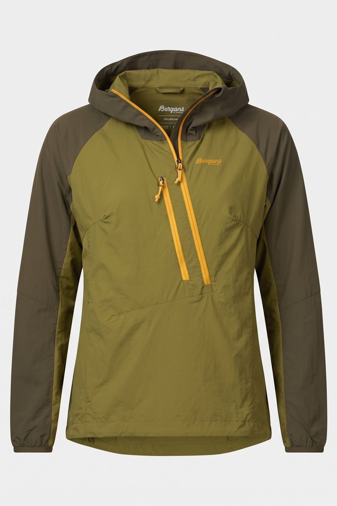 CECILIE LIGHT WIND ANORAK TRAIL GREEN/DARK OLIVE GREEN 3
