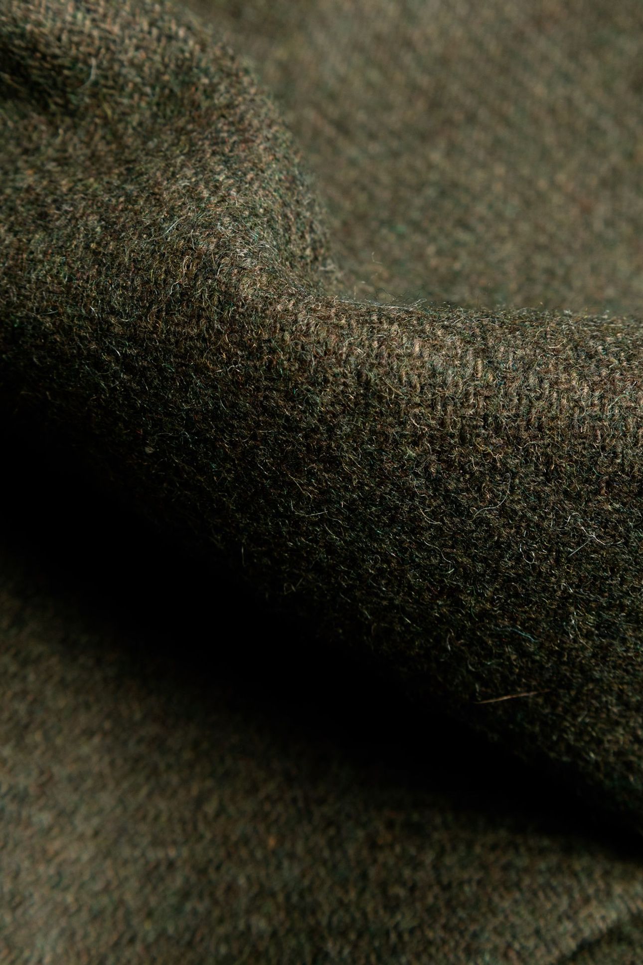 KHAKI LONG PEA COAT WITH ENGRAVED BUTTONS 7