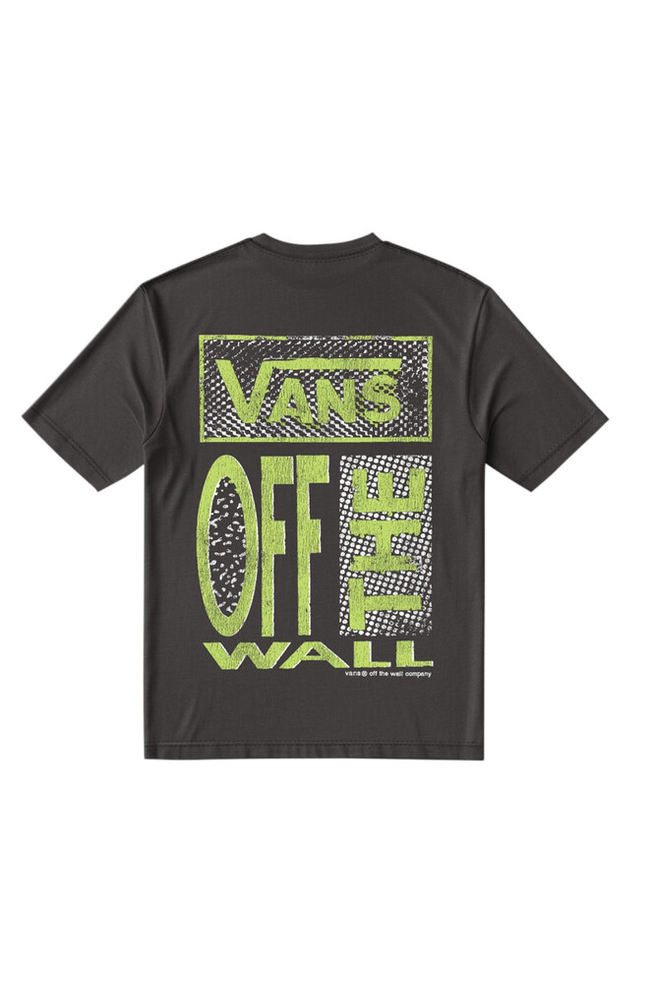 CUT AND PASTE SS TEE FADED BLACK 2