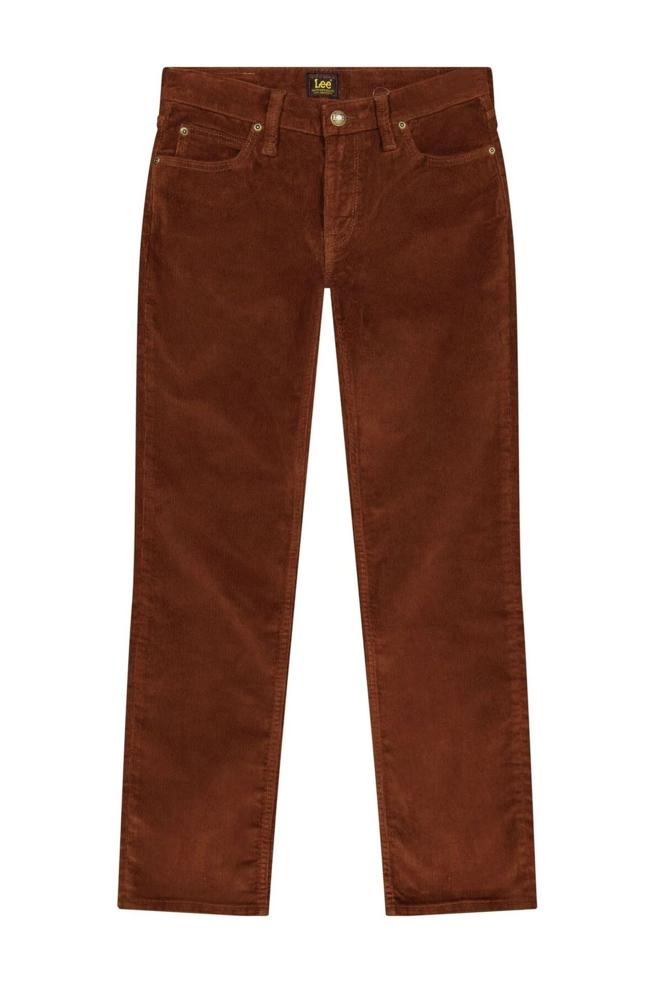 MARION LUXE BROWN STRAIGHT JEANS BROWN 4