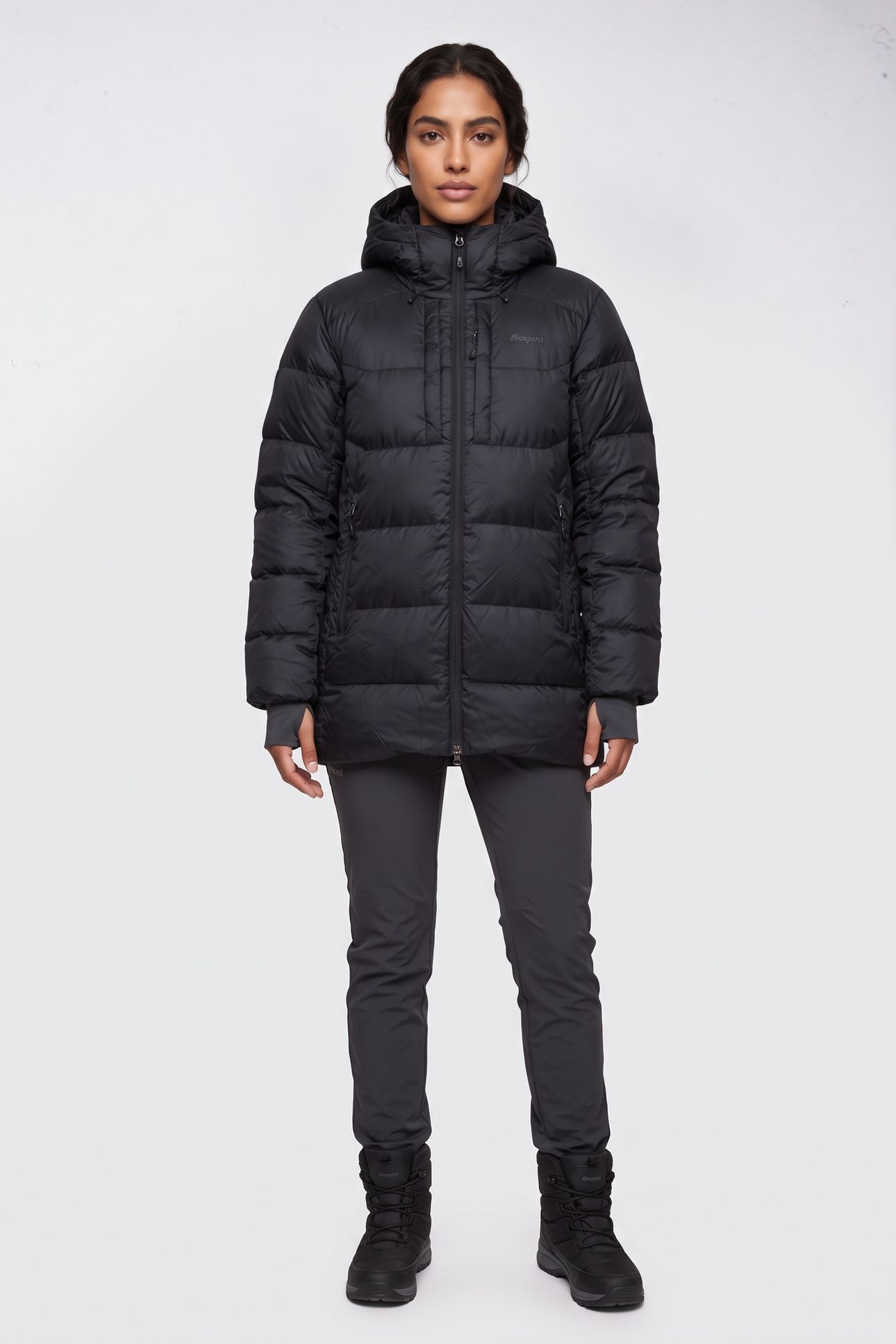 MAGMA EXTREME DOWN JACKET W/HOOD UNISEX BLACK 2