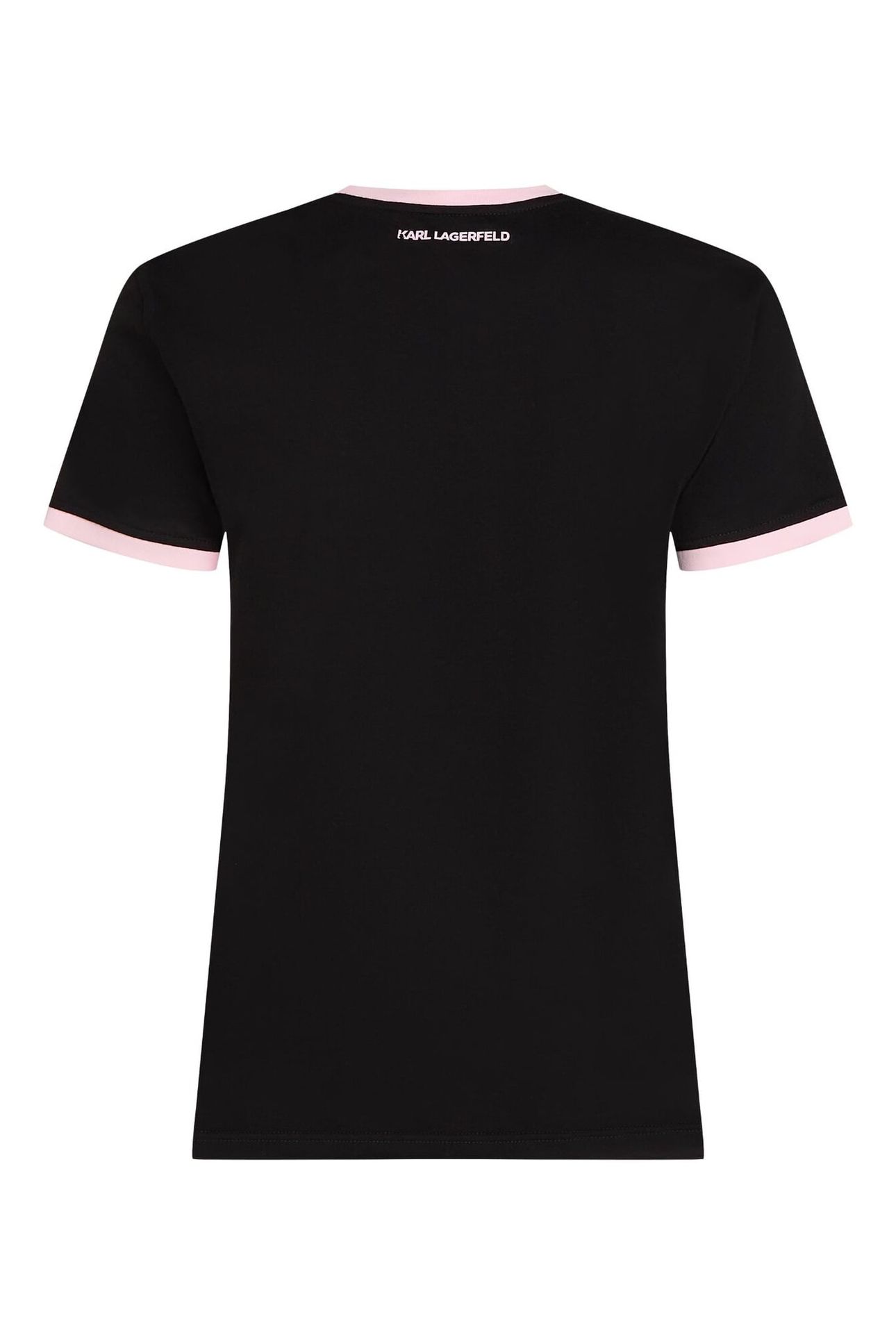 KL RHINESTONE SLIM T-SHIRT BLACK 5
