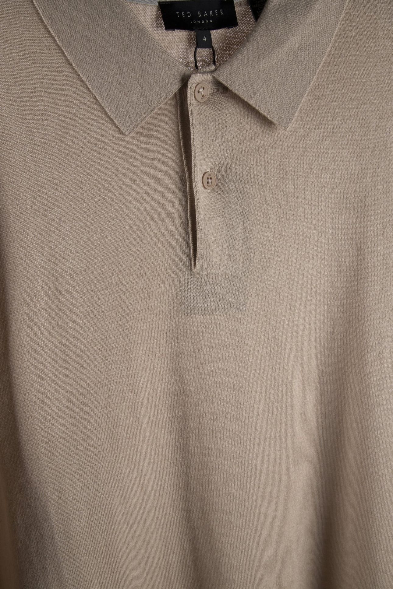 SS SILK COTTON POLO TAUPE 4