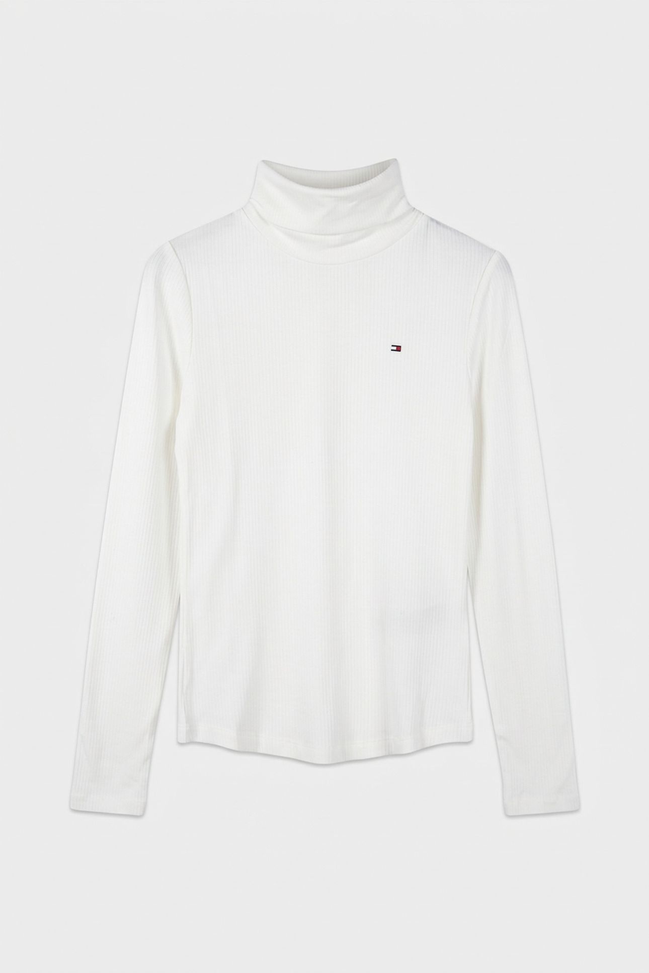 SLIM 5X2 RIB ROLL-NECK ECRU 3