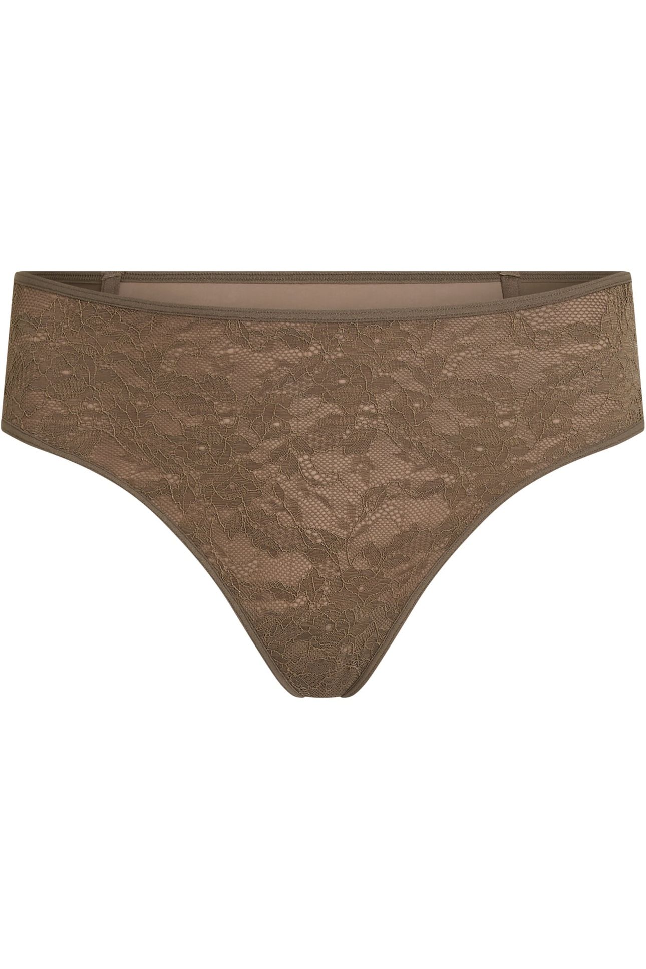 DAME DE PARIS CAPPUCINO BROWN THONG 3