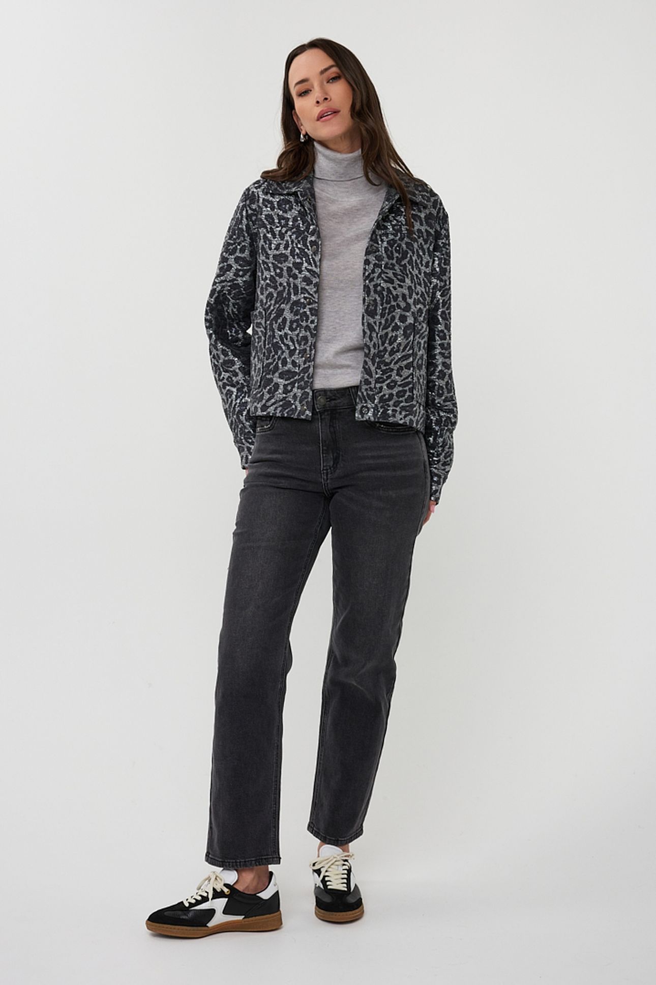 JACKET LEOPARD ANTHRACITE 4