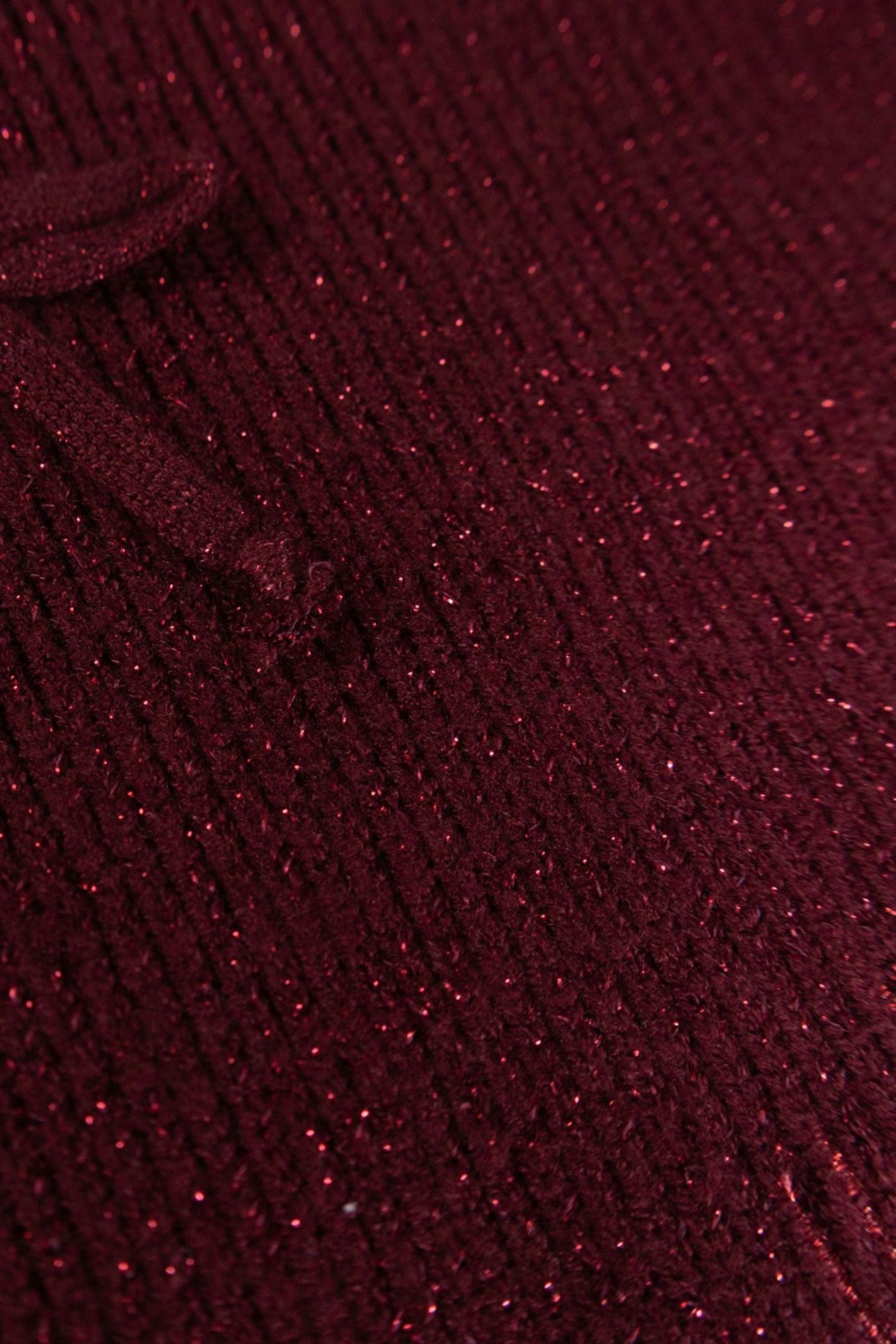 GIRLS’ PINK GLITTERY KNIT COWL WITH BOW DECOR 5