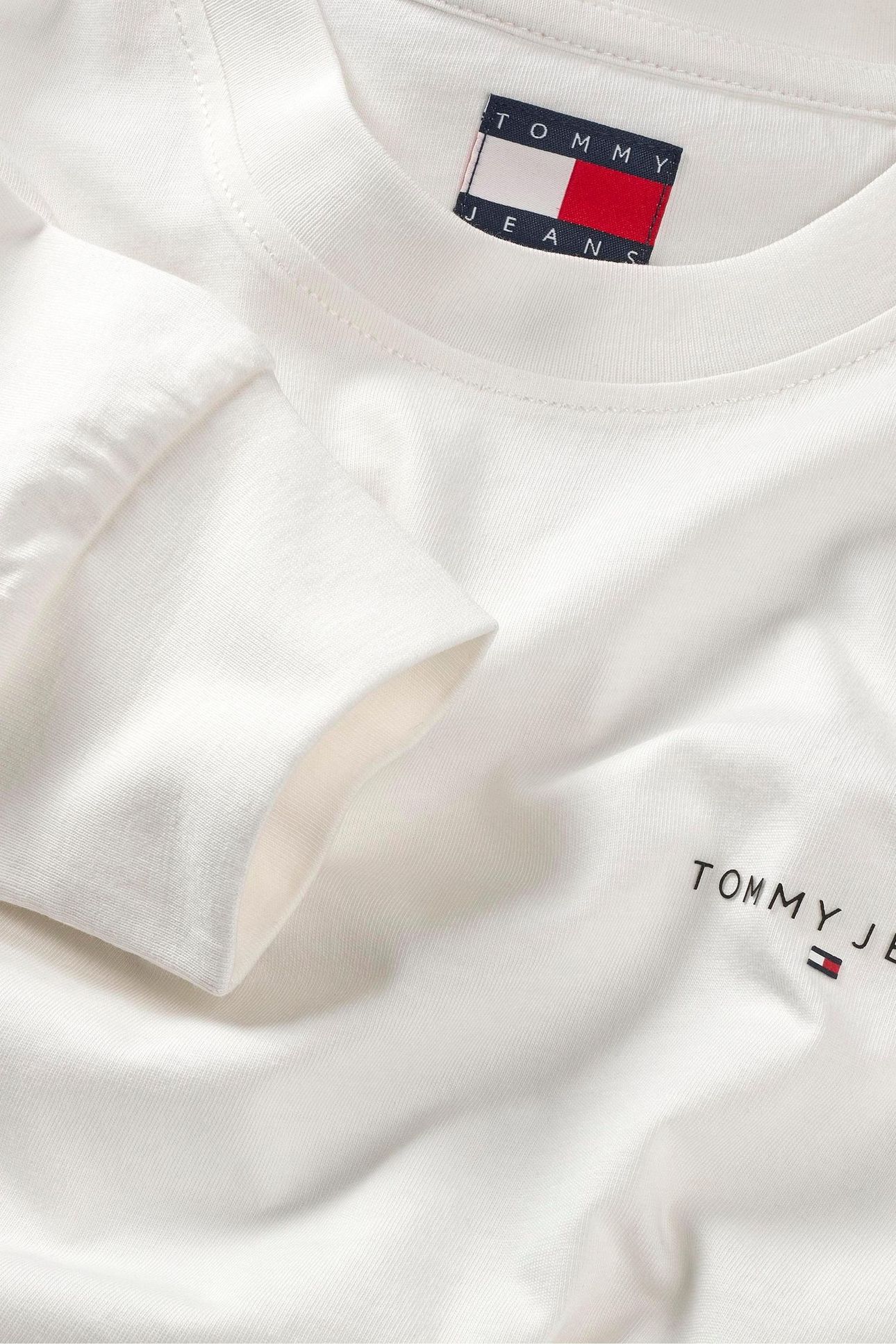 TJM SLIM CHEST LINEAR TEE ECRU 5