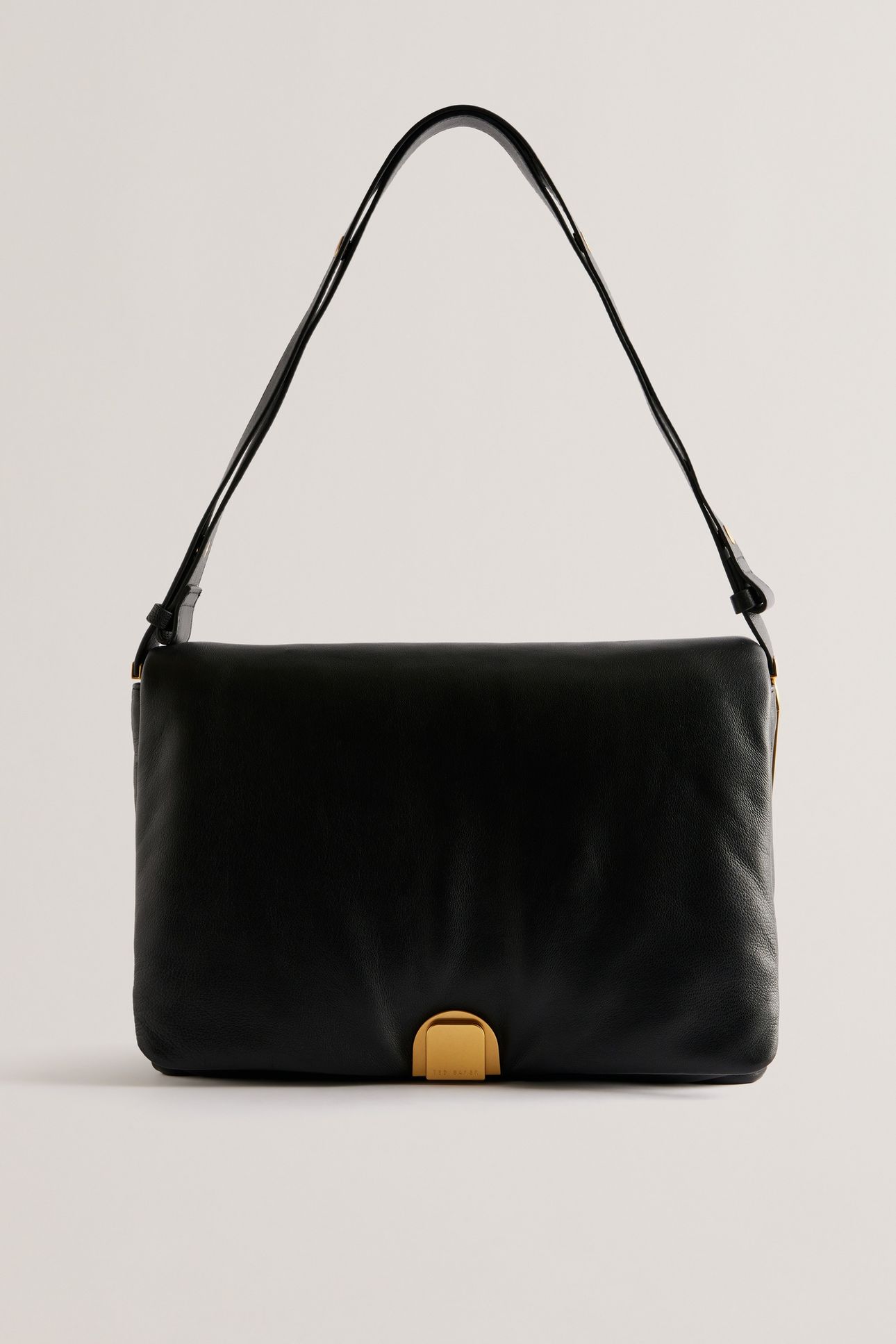 SAMILLA LOCK DETAIL SOFT QUILTED BLACK 1