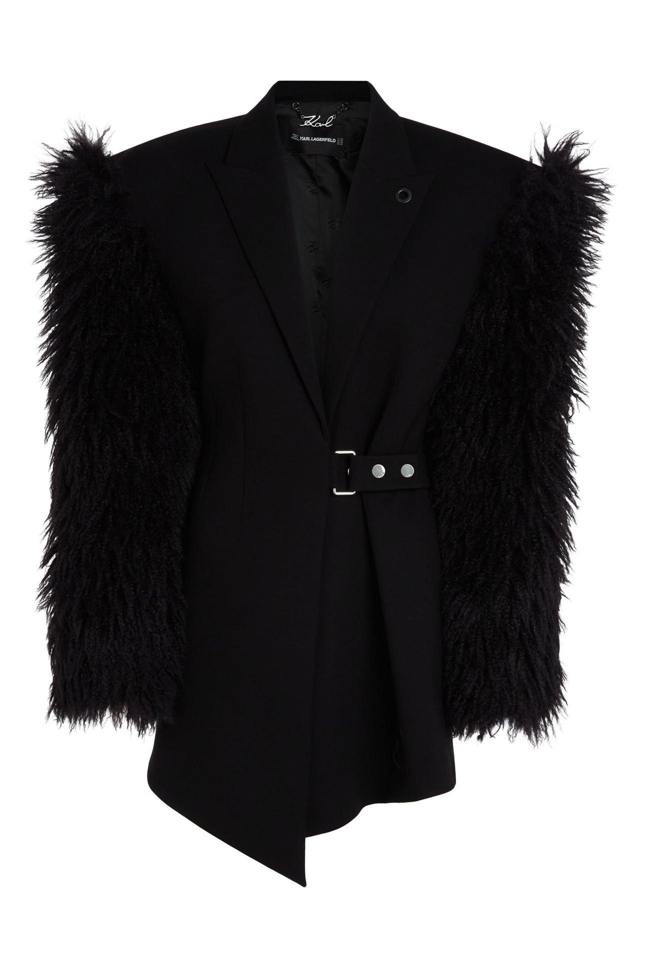 KARL STUDIO BLAZER DRESS BLACK 4