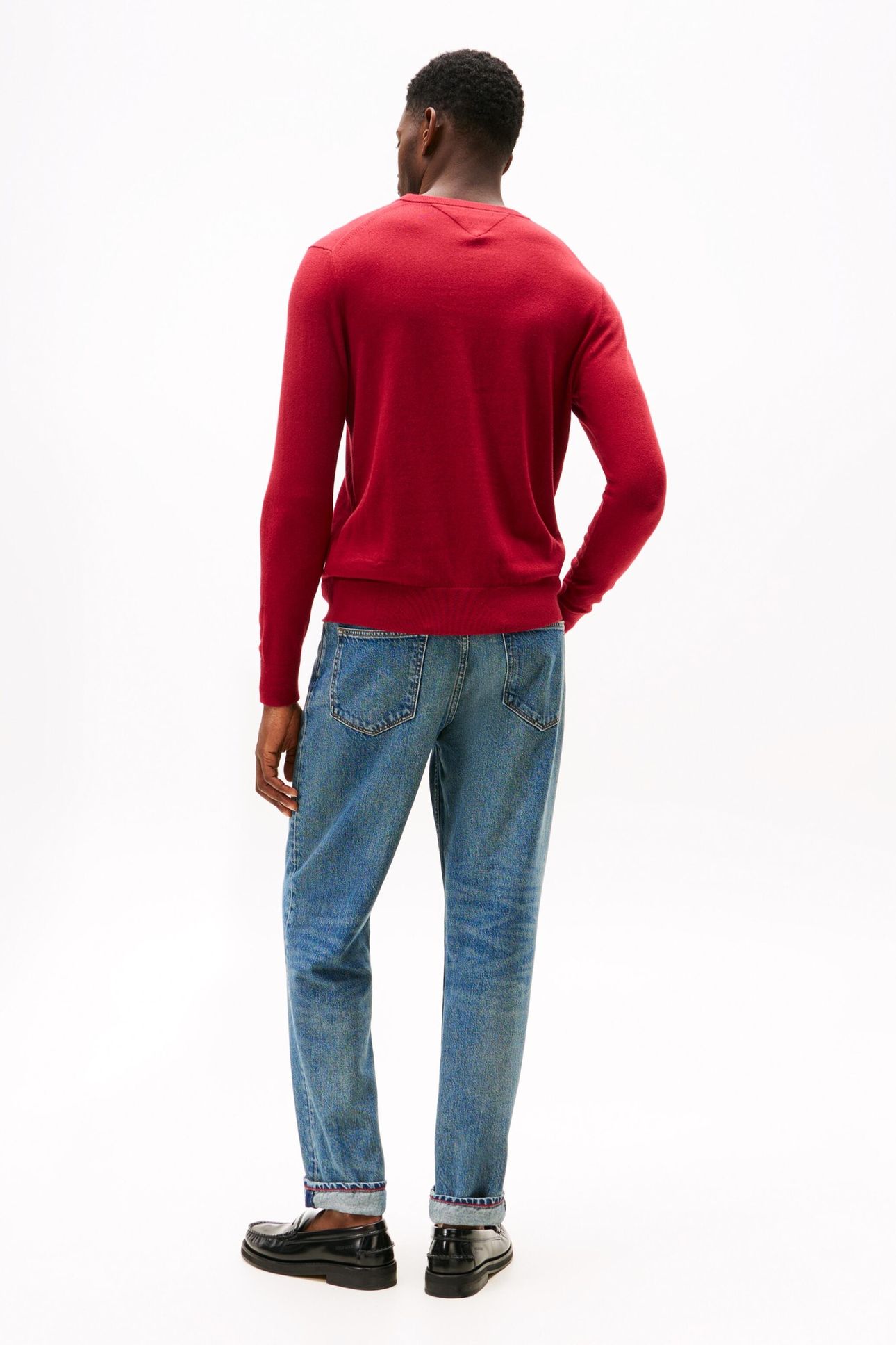 PIMA COTTON CASHMERE SWEATER REGATTA RED 3