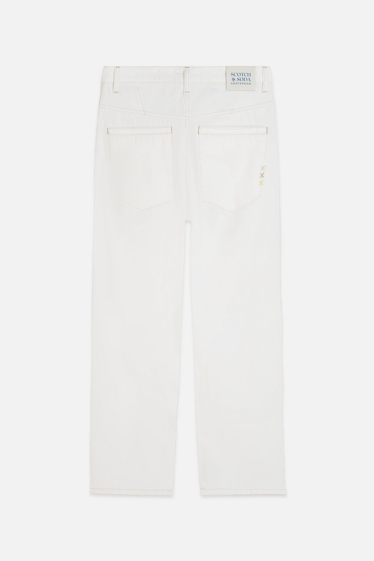THE DAZE SUPER WIDE LEG JEANS WHITE/PASTEL 5
