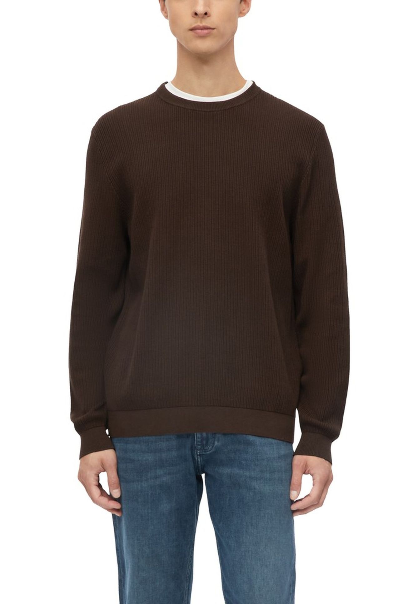 S.OLIVER PULLOVERS BROWN 1