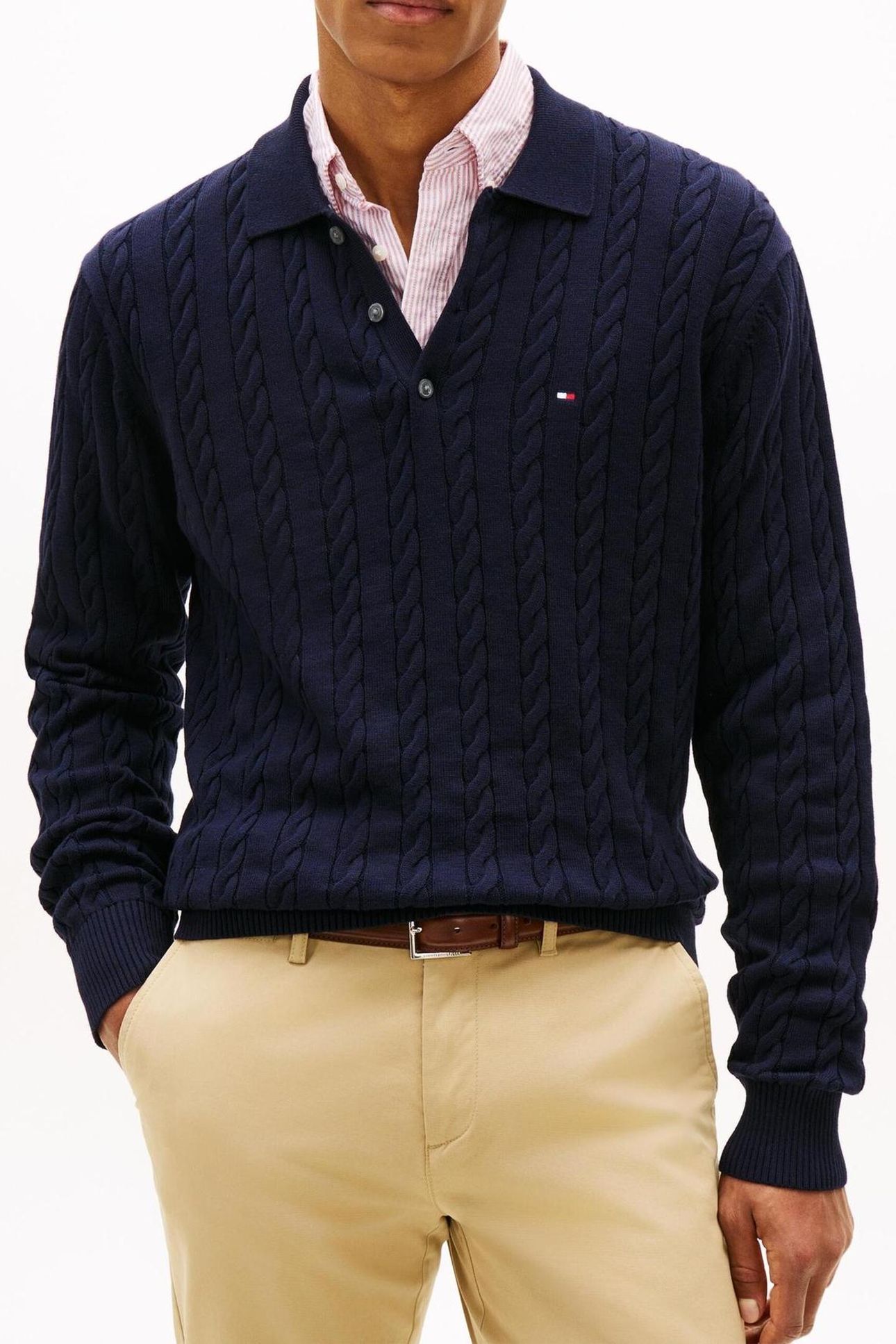 CLASSIC COTTON CABLE NAVY BLUE 1