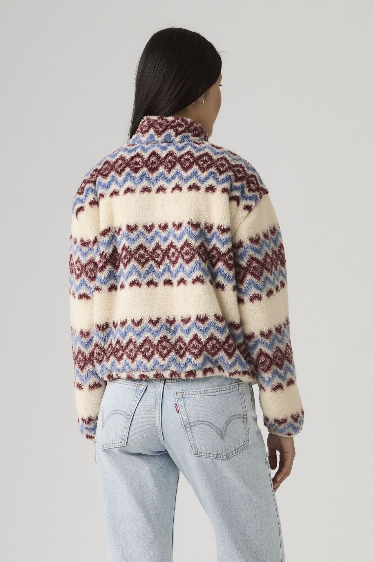 GEMMA SHERPA 1/4 ZIP SWEATSHIRT 3