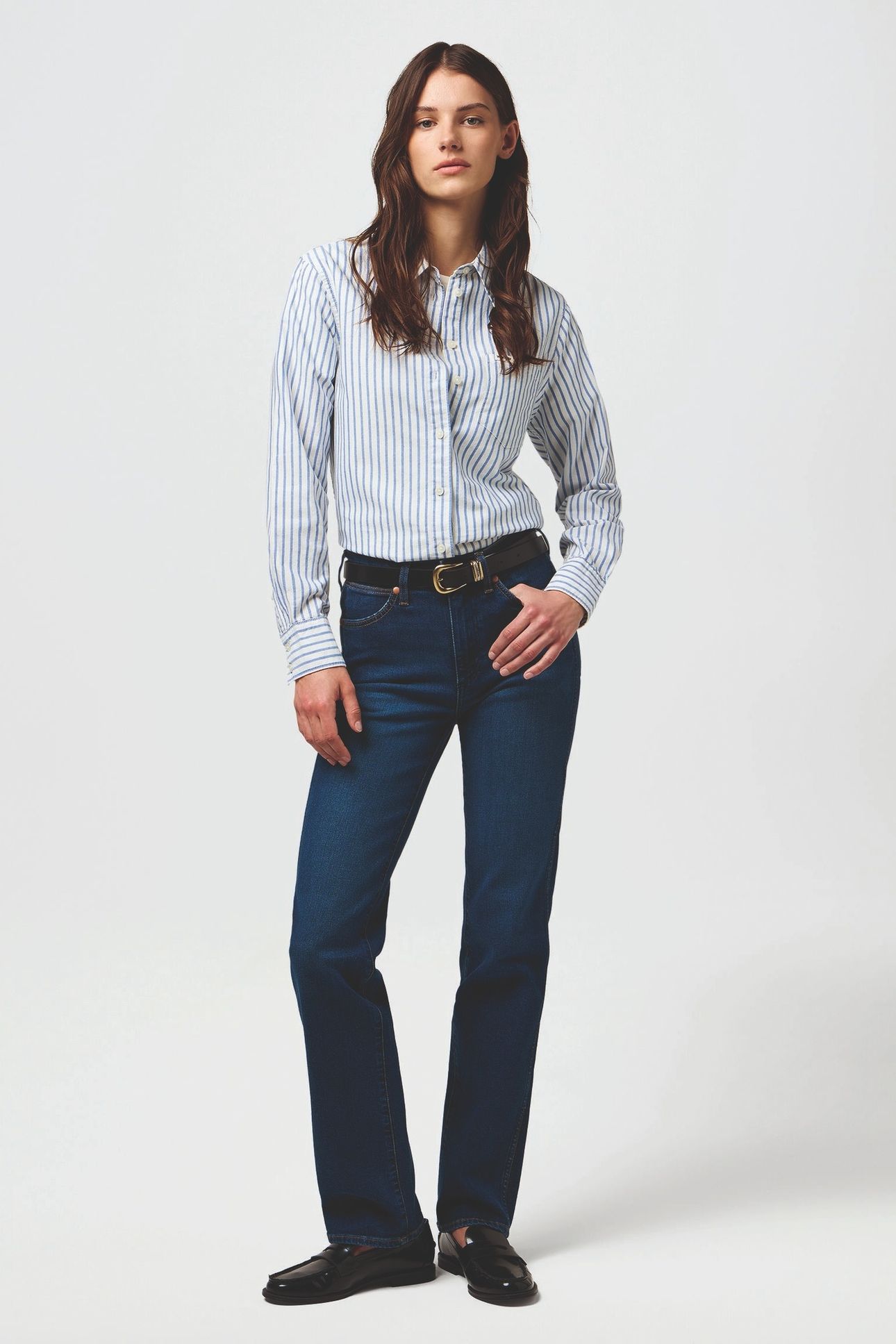 STRAIGHT POSH PARADE JEANS DENIM BLUE 3