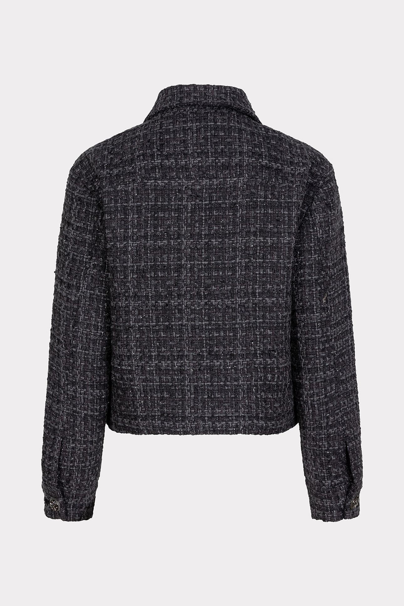 JACKET TWEED FANCY BUTTONS ANTHRACITE 2