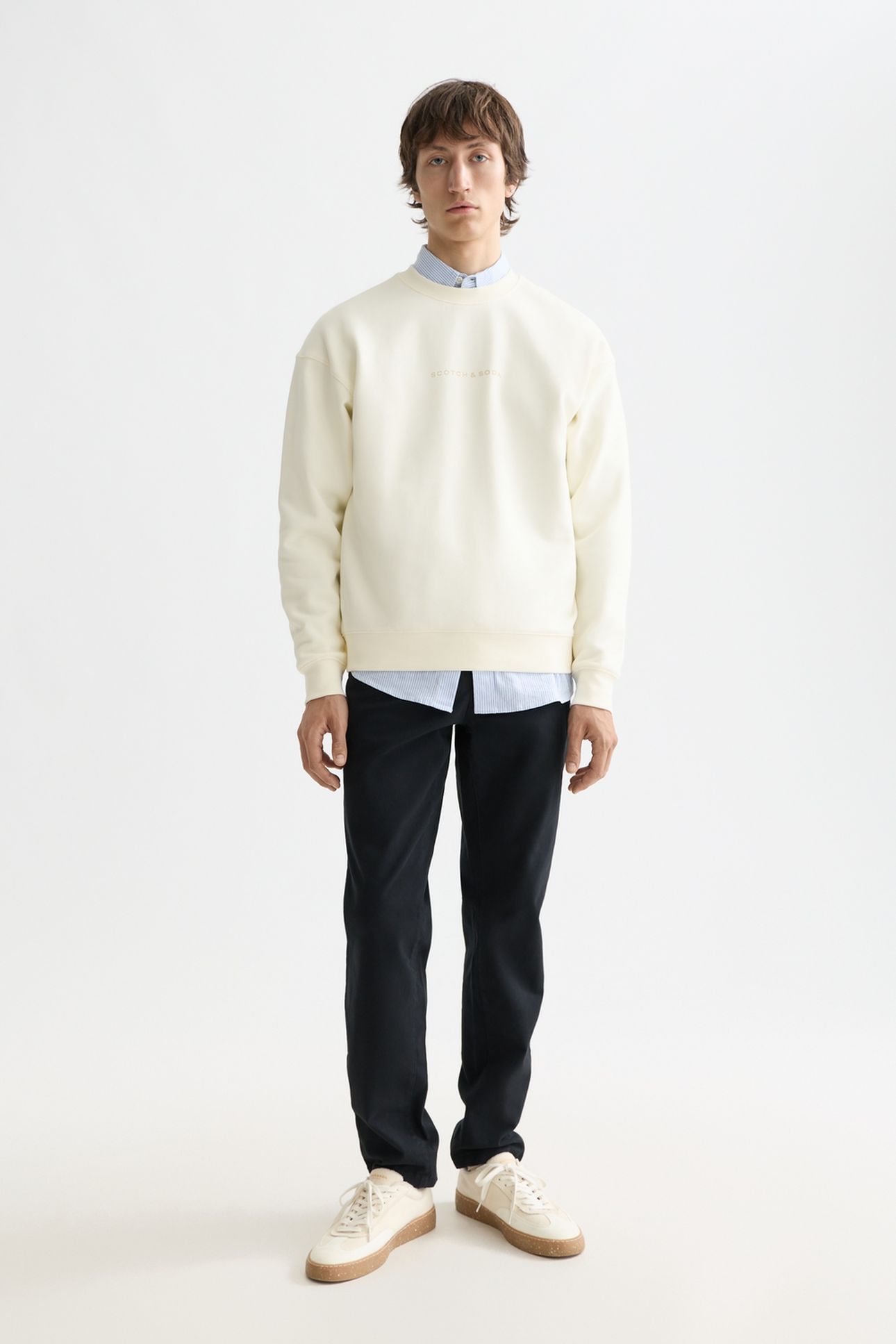 STUART COTTON-BLEND TWILL CHINO BLACK 3