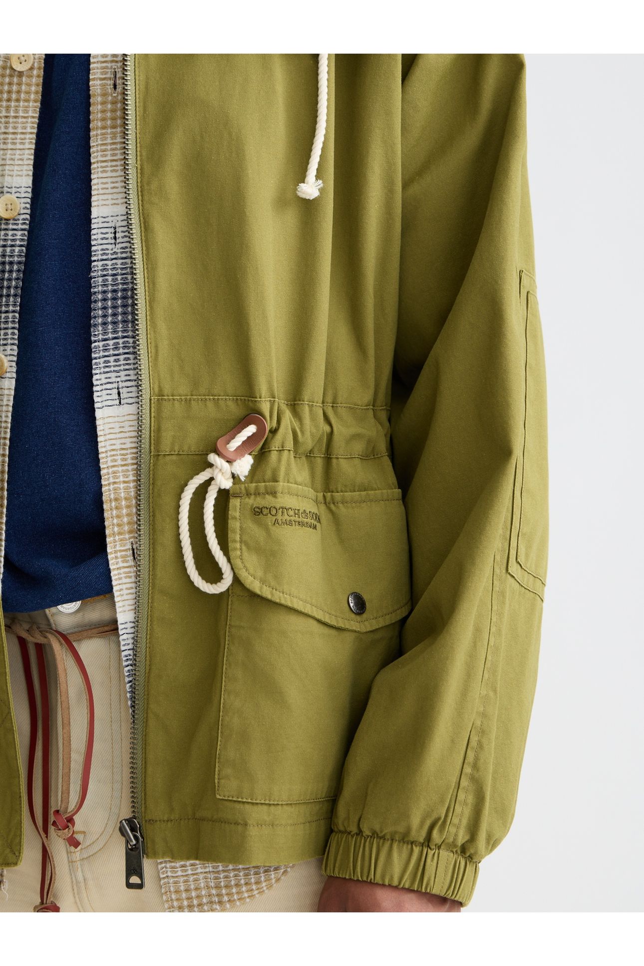 HERITAGE SMOCK JACKET DARK BEIGE 6