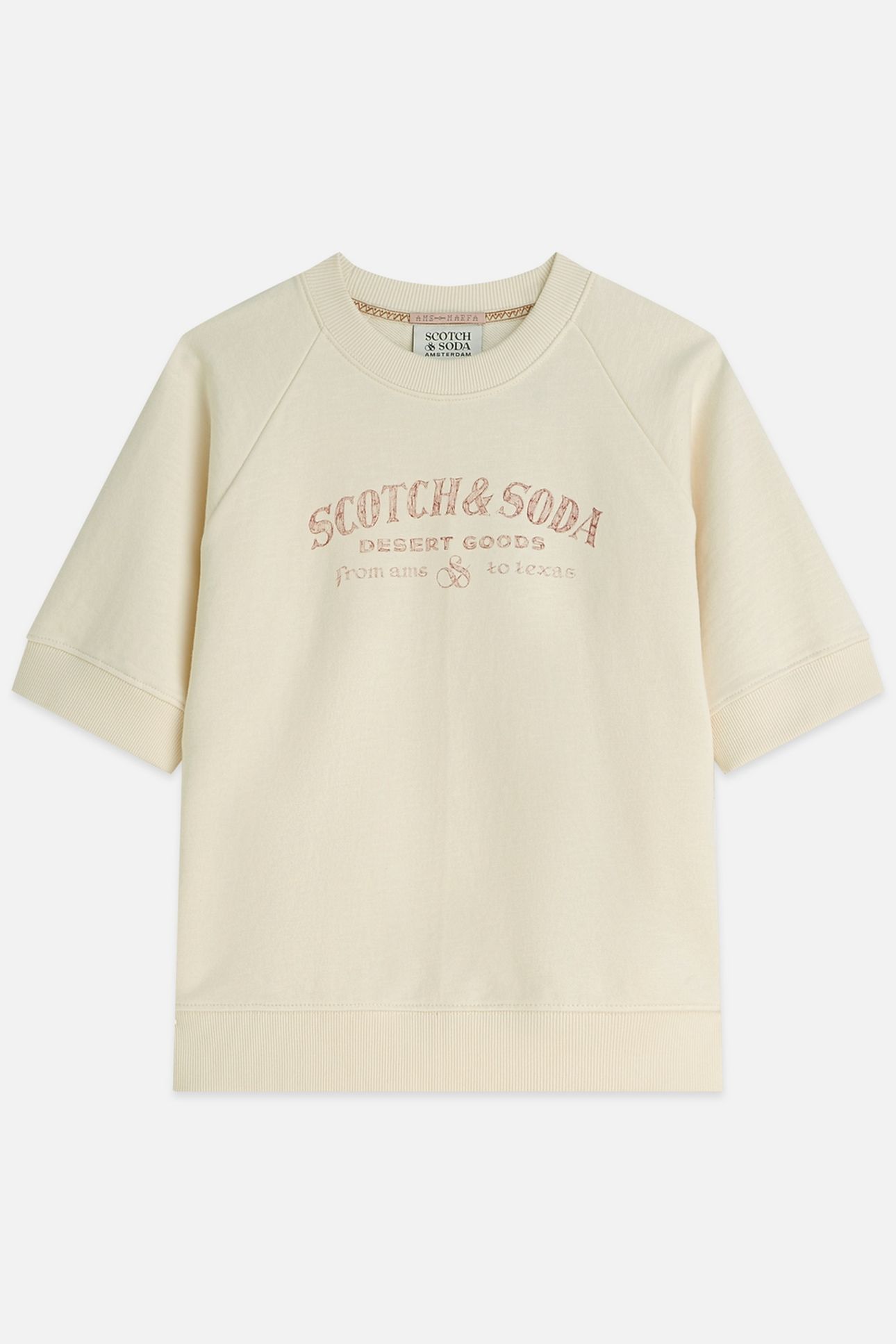 SHORTSLEEVED ARTWORK SWEATSHIRT EGGNOG 4