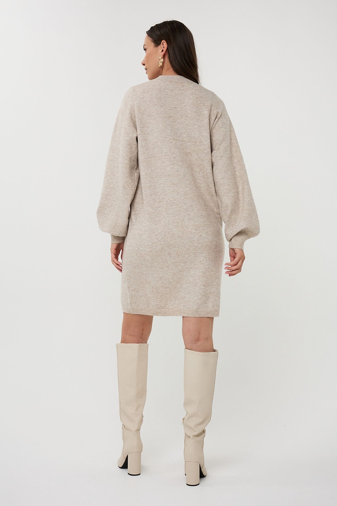 DRESS LUREX LIGHT TAUPE MELANGE 3