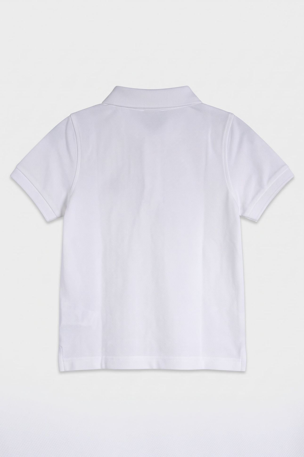 KIDS UNISEX SHIELD SS PIQUE WHITE 3