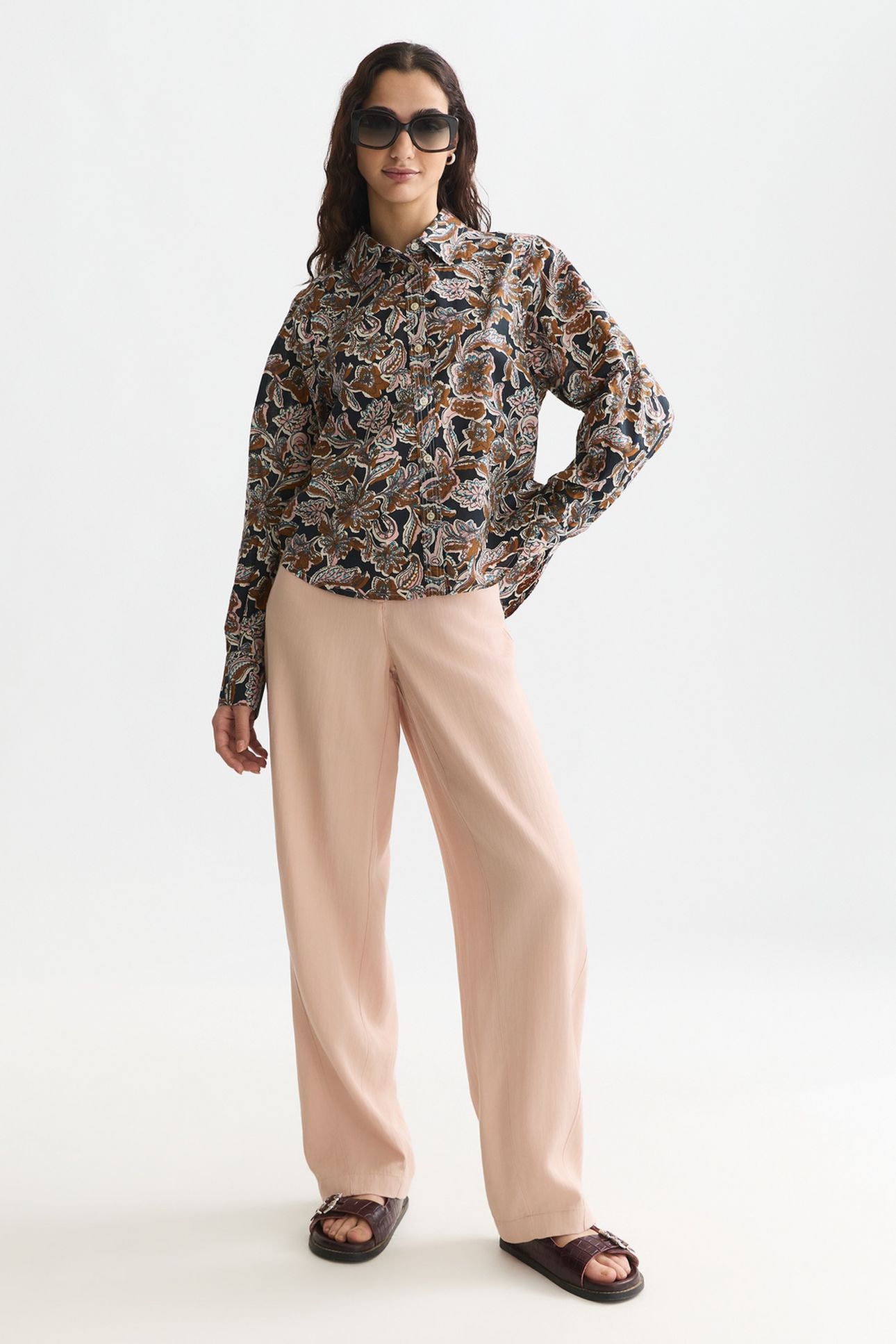 PRINTED RELAXED FIT SHIRT LUCKY BANDANA MULTI METEORITE 3