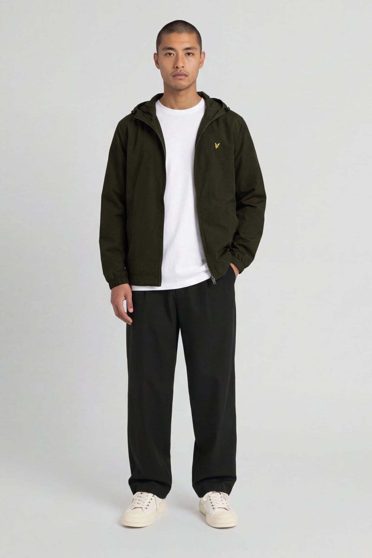 ZIP THROUGH JACKET OLIVE 1