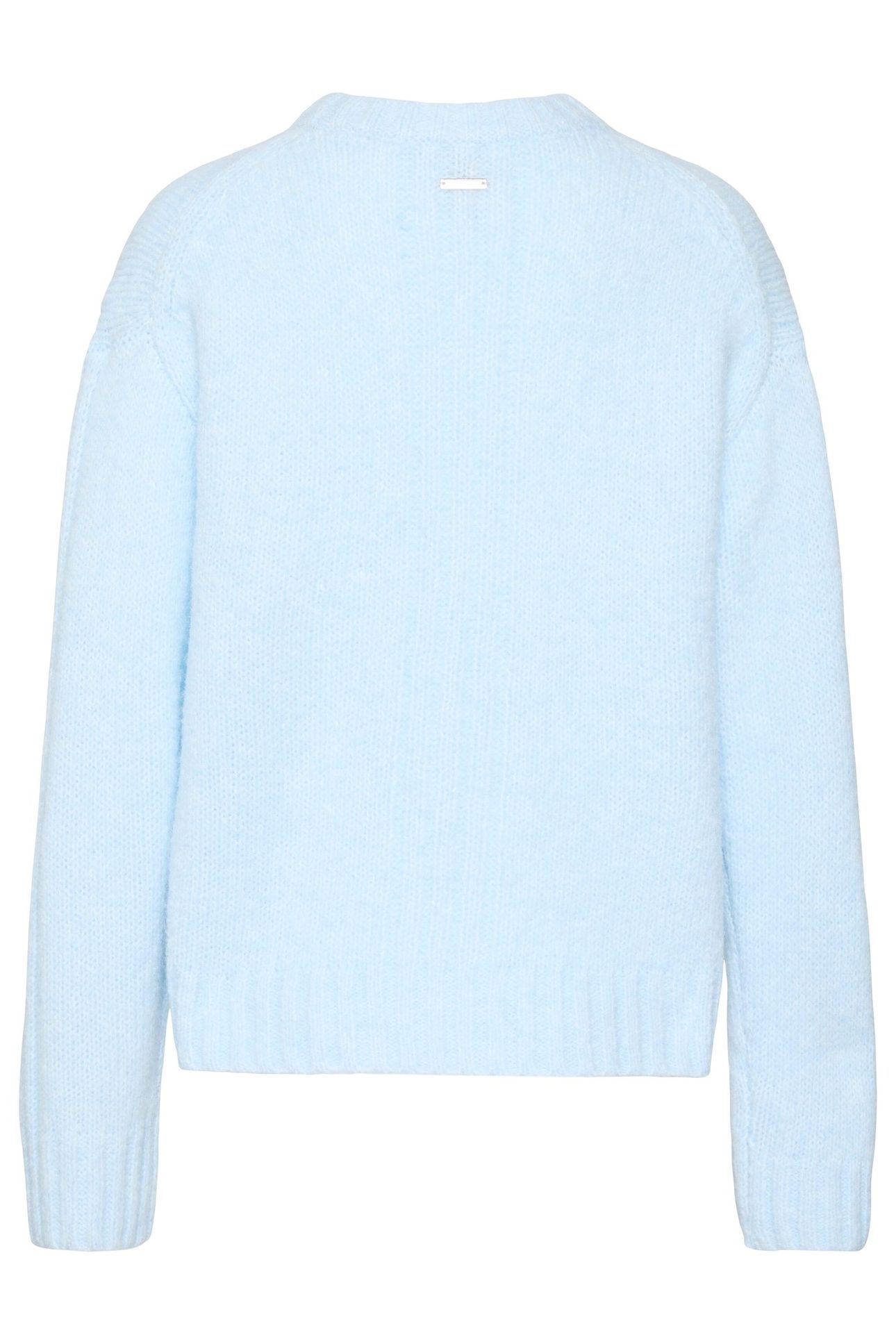 BRUSHED WOOL BLEND PULLOVER KEEPSAKE BLUE 2