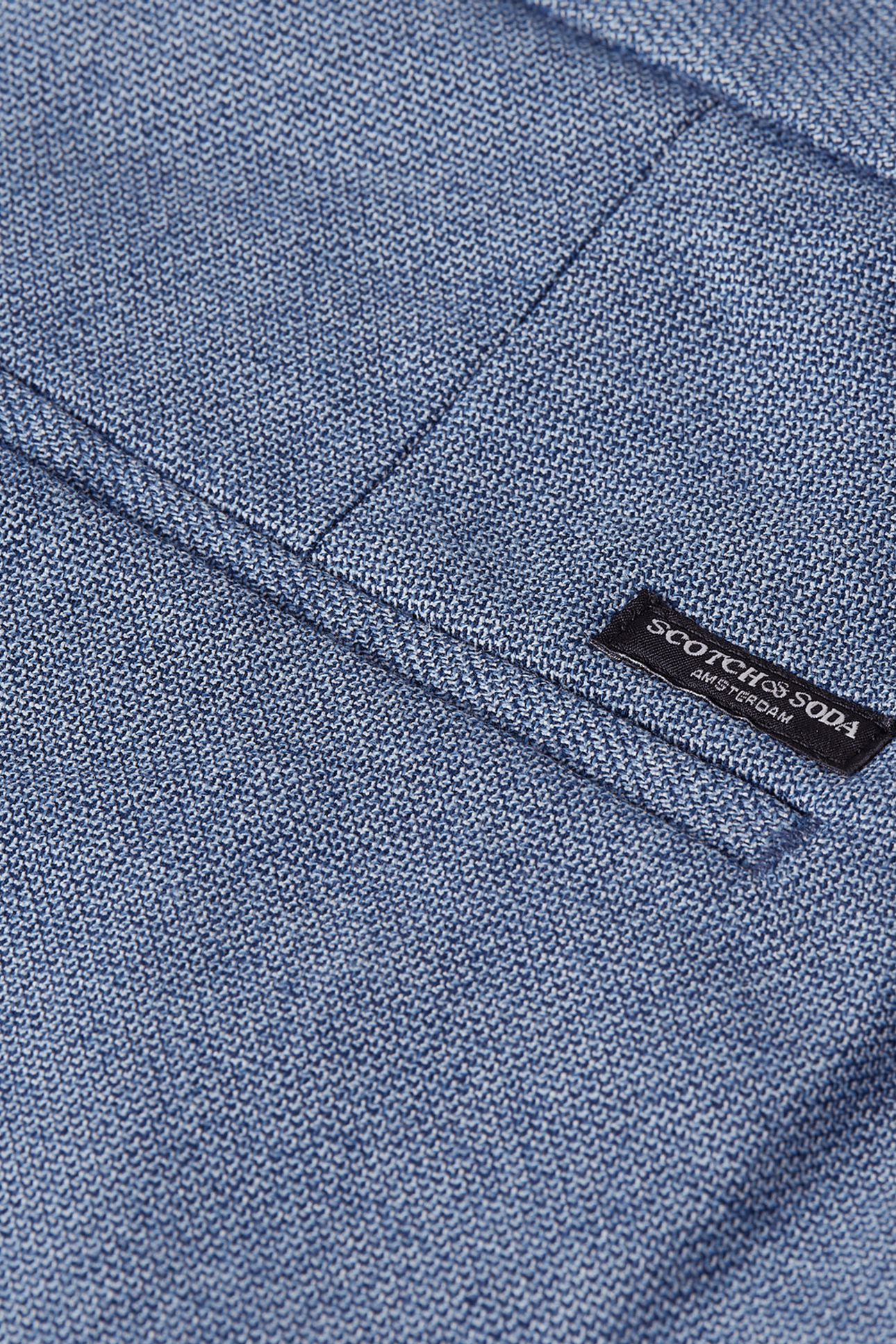MOTT STRUCTURED WEAVE TAILORED CHINO NAVY 3